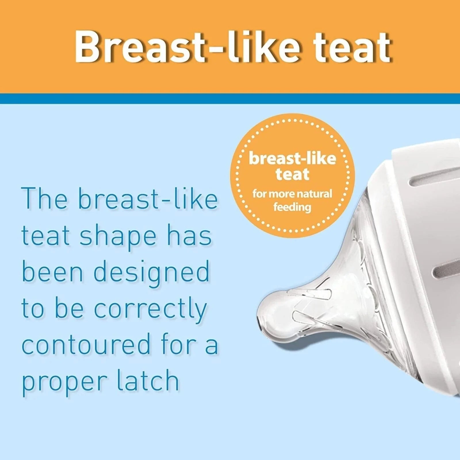 Dr. Brown's Options+ Baby Bottle Teats Level 2 Wide Neck 3+ months Pack of 2 - mezetto ebebek ebebek
