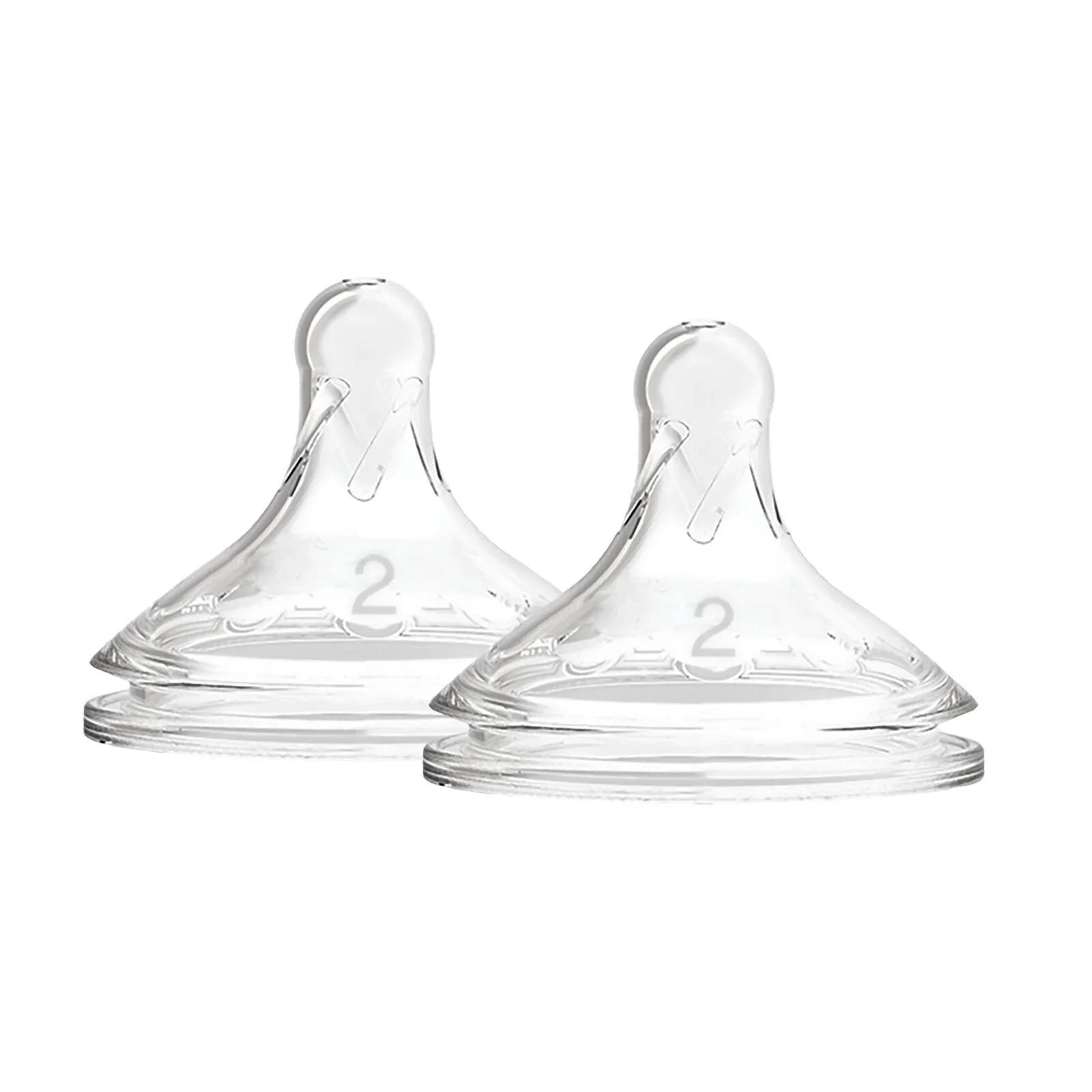 Dr. Brown's Options+ Baby Bottle Teats Level 2 Wide Neck 3+ months Pack of 2 - mezetto ebebek ebebek