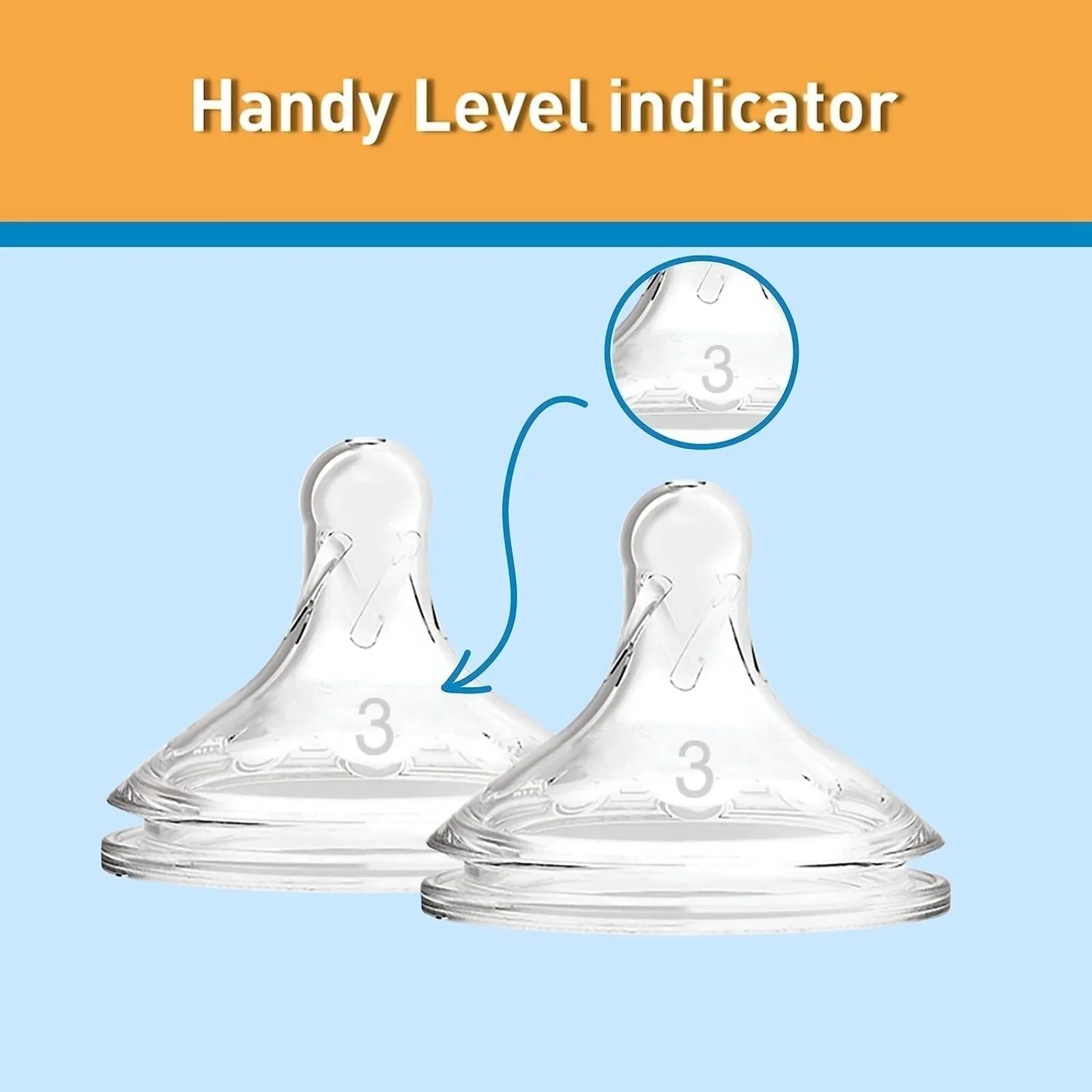 Dr. Brown's Options+ Baby Bottle Teats Level 3 Wide Neck 6+ months Pack of 2 - mezetto ebebek ebebek