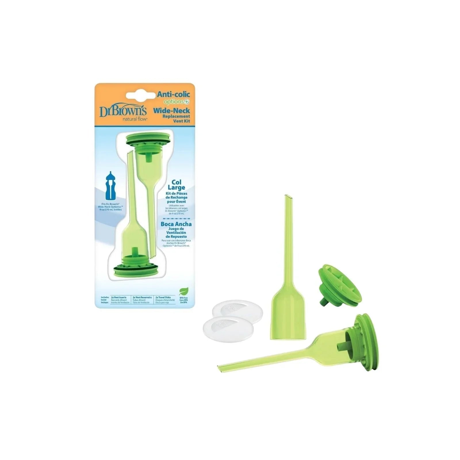 Dr. Brown's Options+ Replacement Kit - mezetto ebebek ebebek