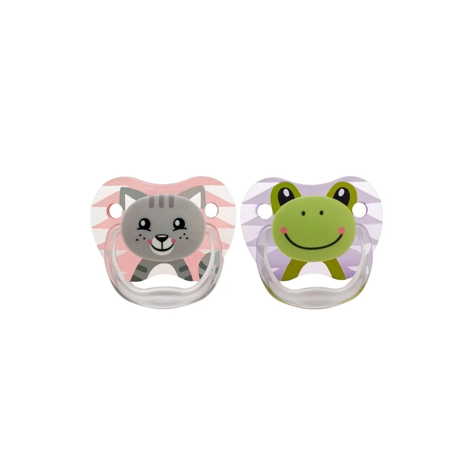 Dr. Brown's Prevent Soothers Animal Faces 0 - 6 months Assorted - Pink - mezetto ebebek ebebek