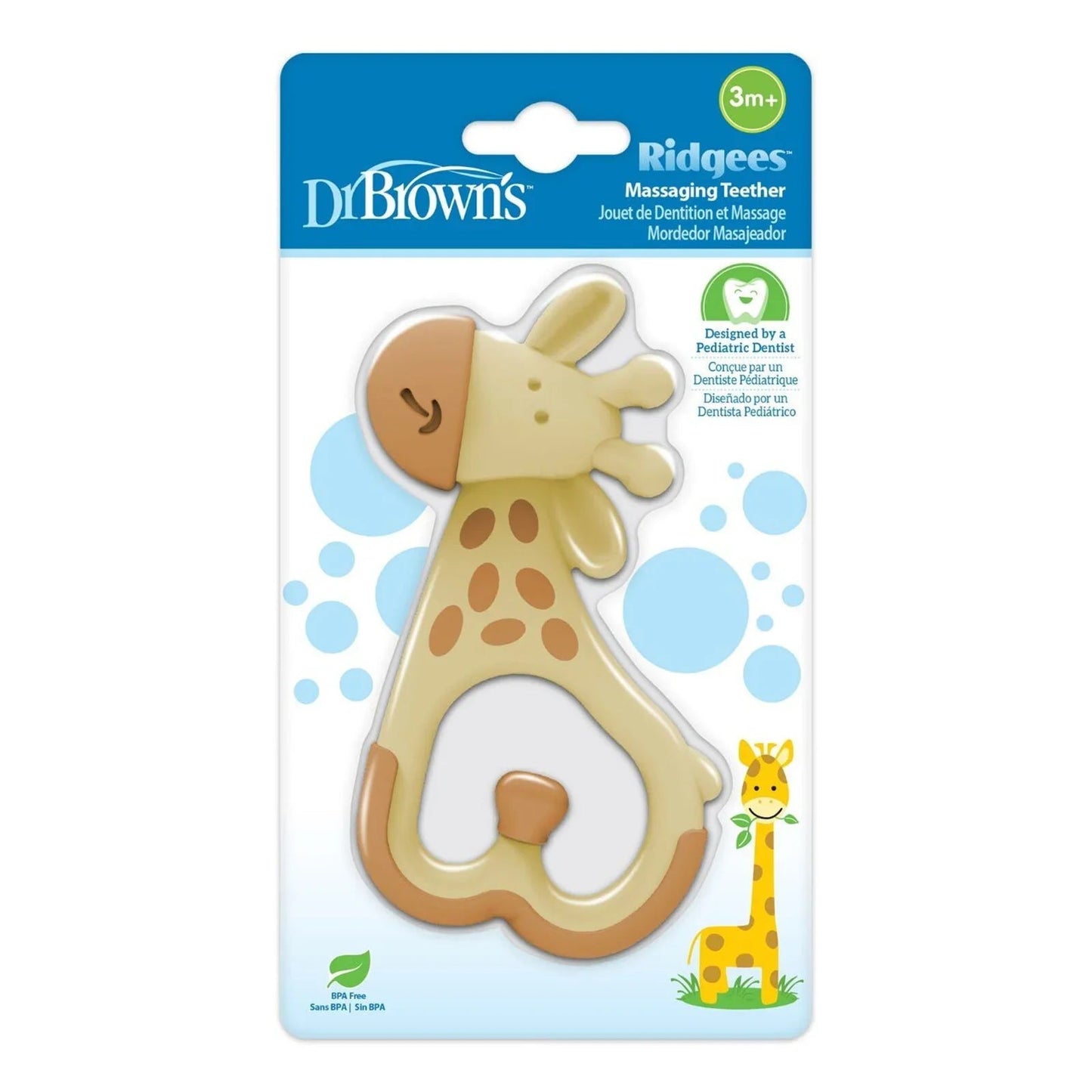 Dr. Brown's Ridgees Giraffe Massaging Teether - mezetto ebebek ebebek