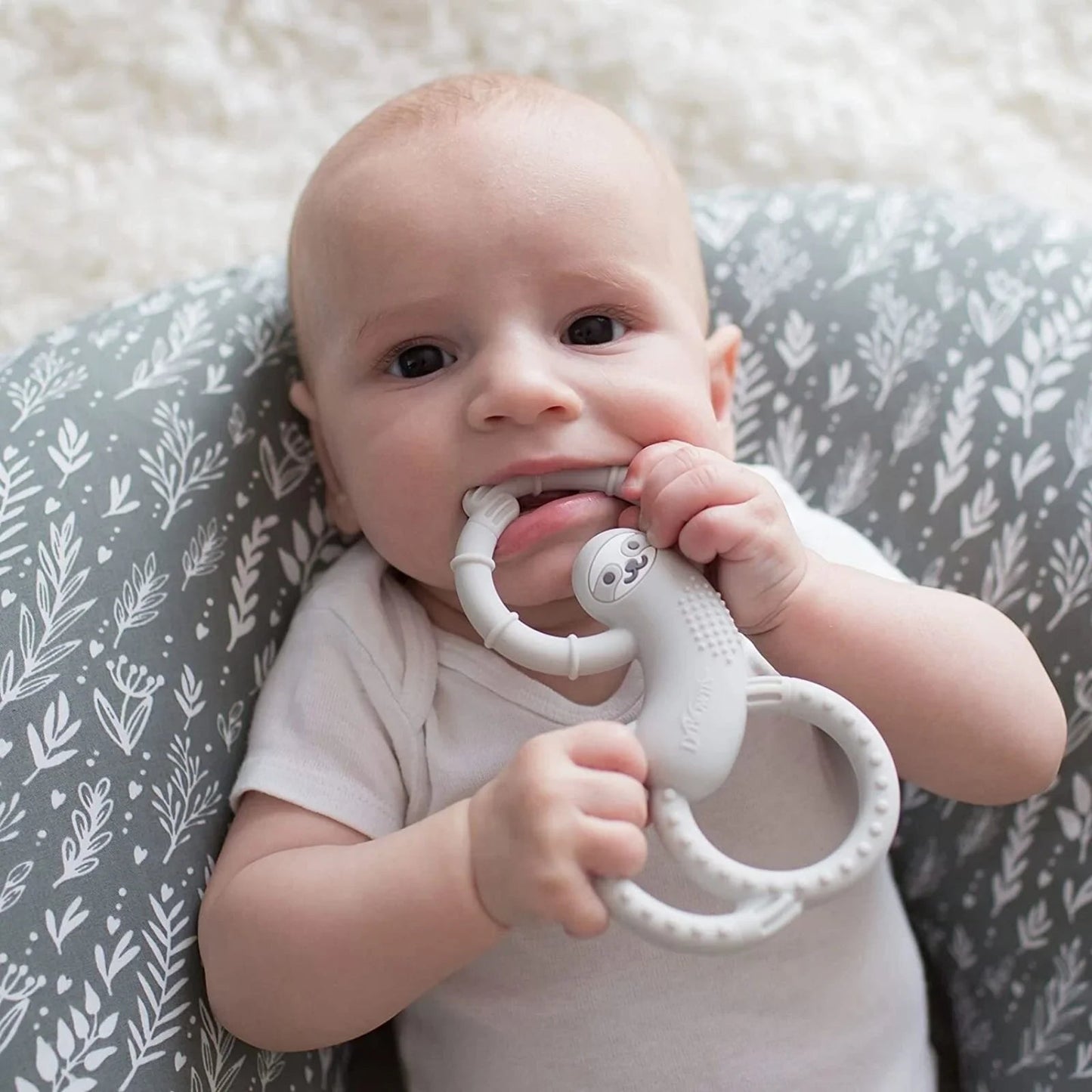 Dr. Brown's Sloth Long Limbed Teether 3+ months - Blue - mezetto ebebek ebebek