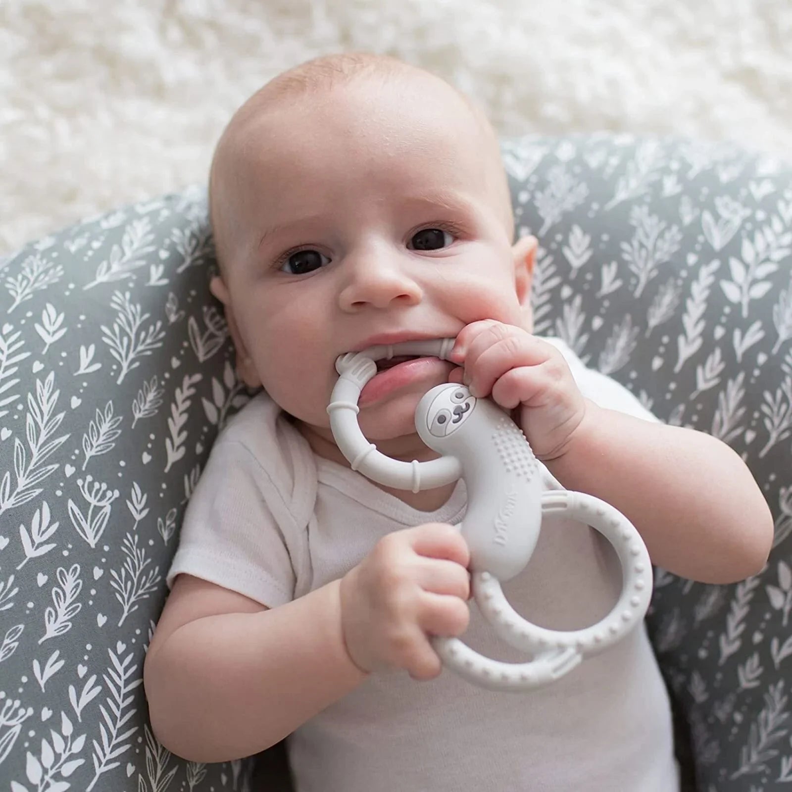Dr. Brown's Sloth Long Limbed Teether 3+ months - Blue - mezetto ebebek ebebek