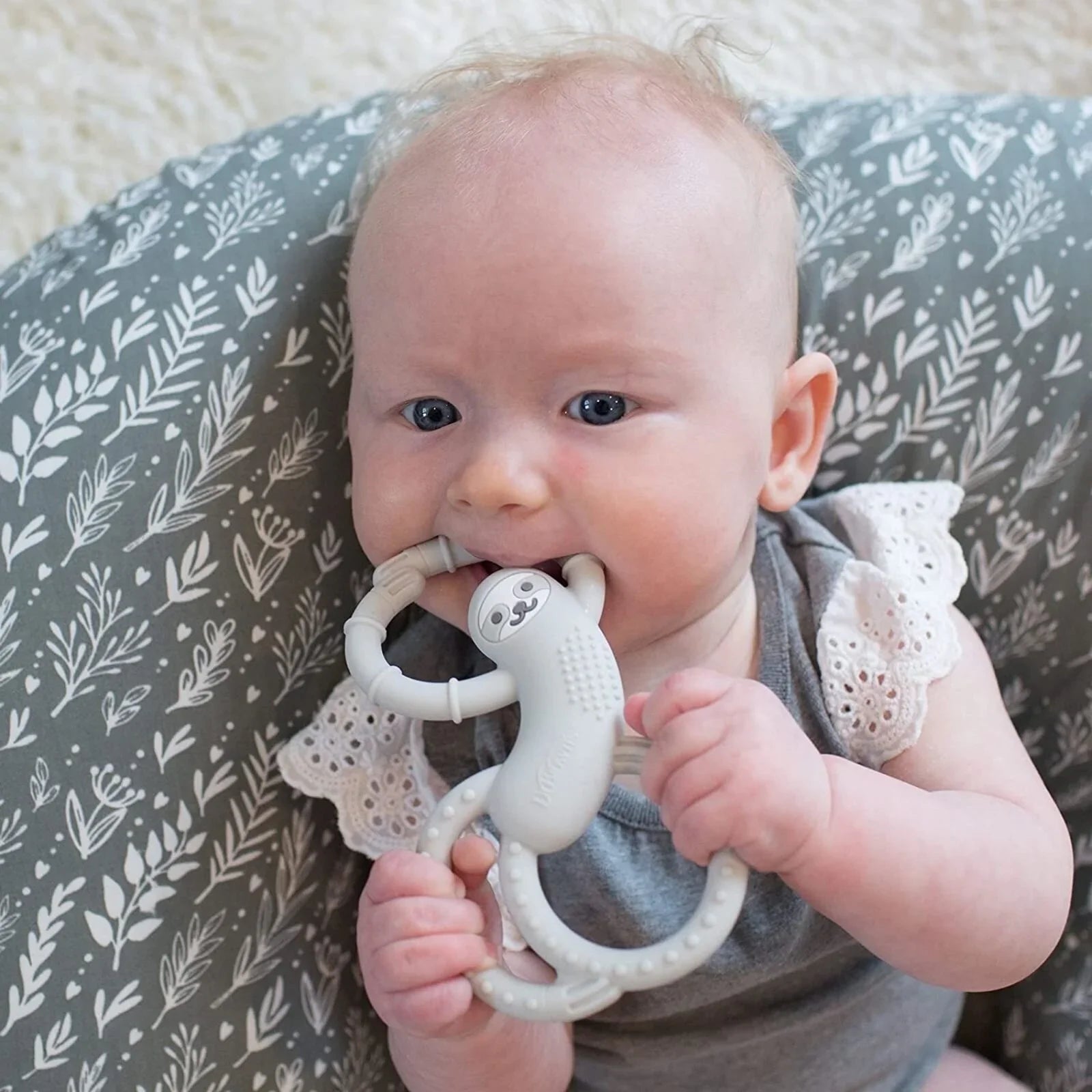 Dr. Brown's Sloth Long Limbed Teether 3+ months - Blue - mezetto ebebek ebebek