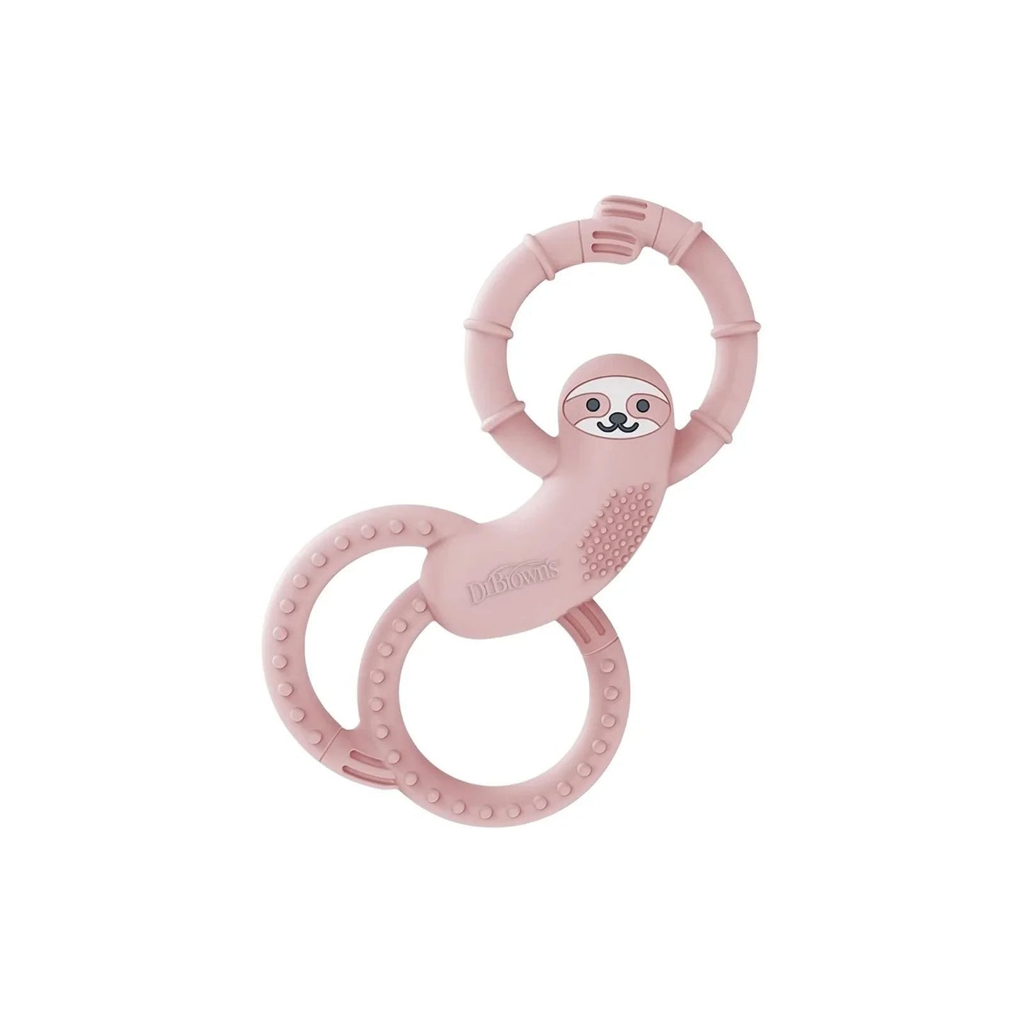 Dr. Brown's Sloth Long Limbed Teether 3+ months - Pink - mezetto ebebek ebebek