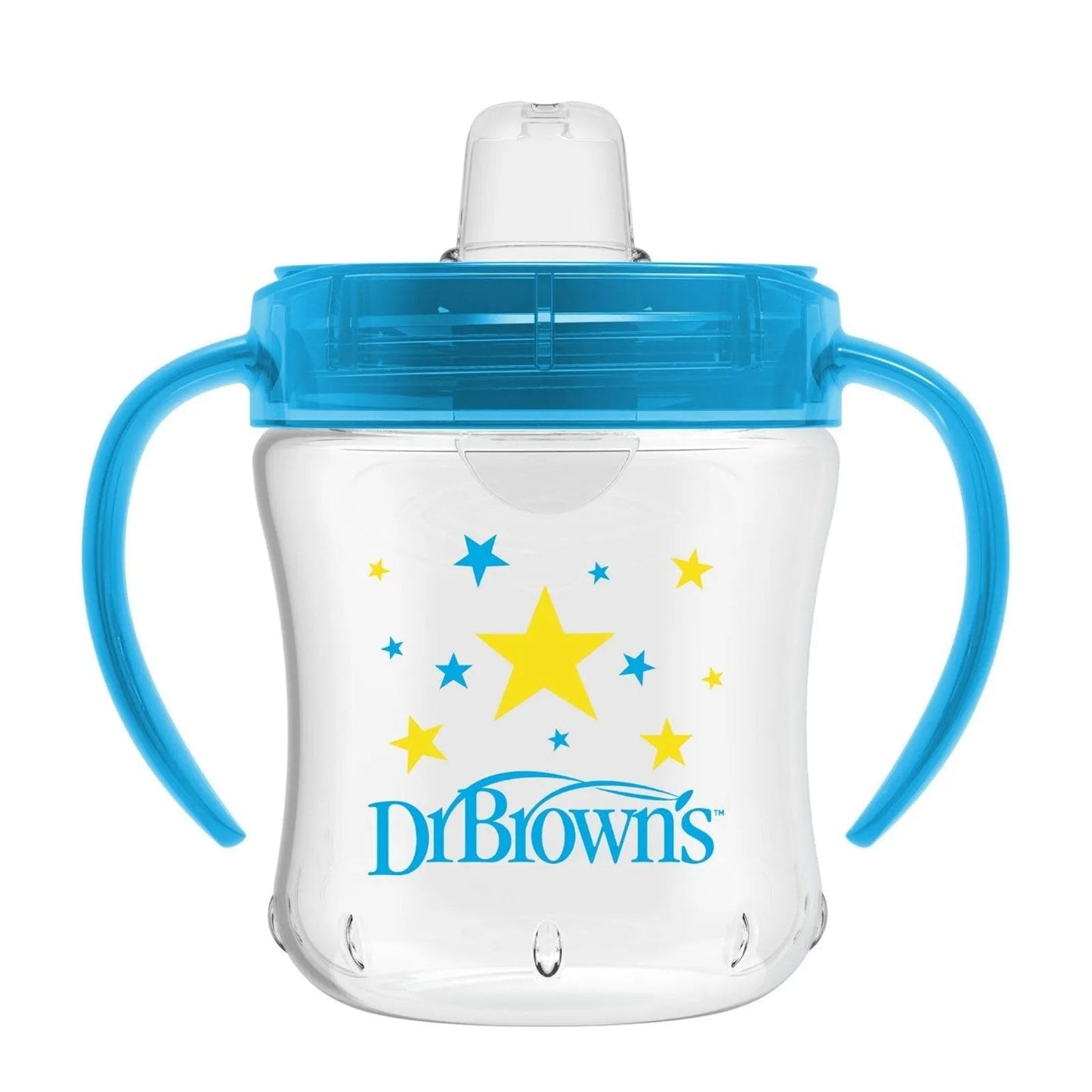 Dr. Brown's Soft Mouth Transition Cup 180ml - Blue - mezetto ebebek ebebek