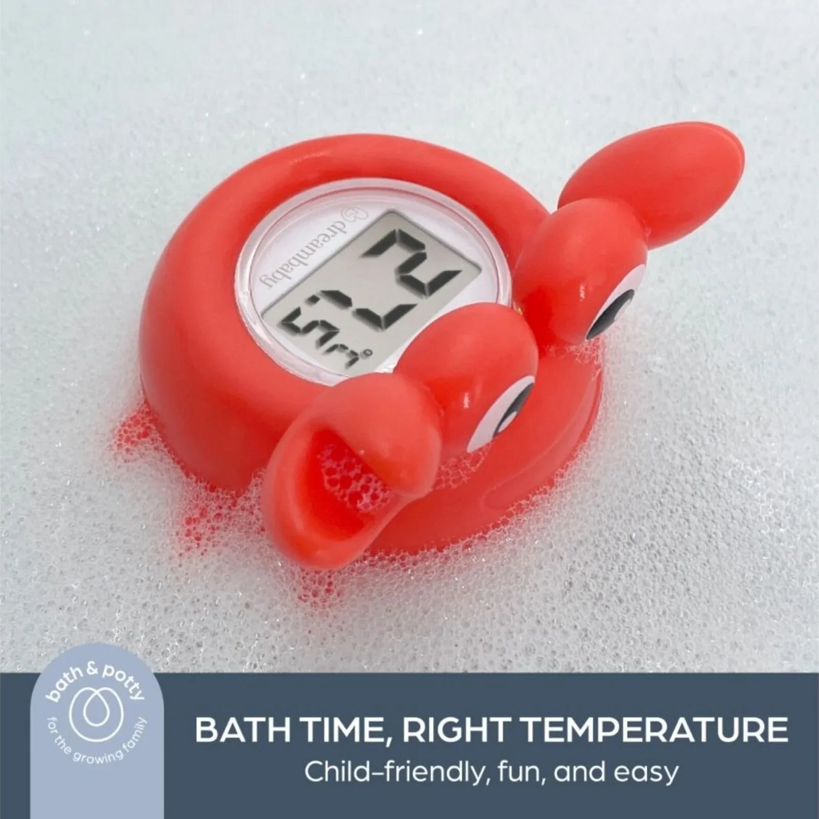 Dreambaby 2 - in - 1 Room & Bath Crab Thermometer - mezetto ebebek ebebek
