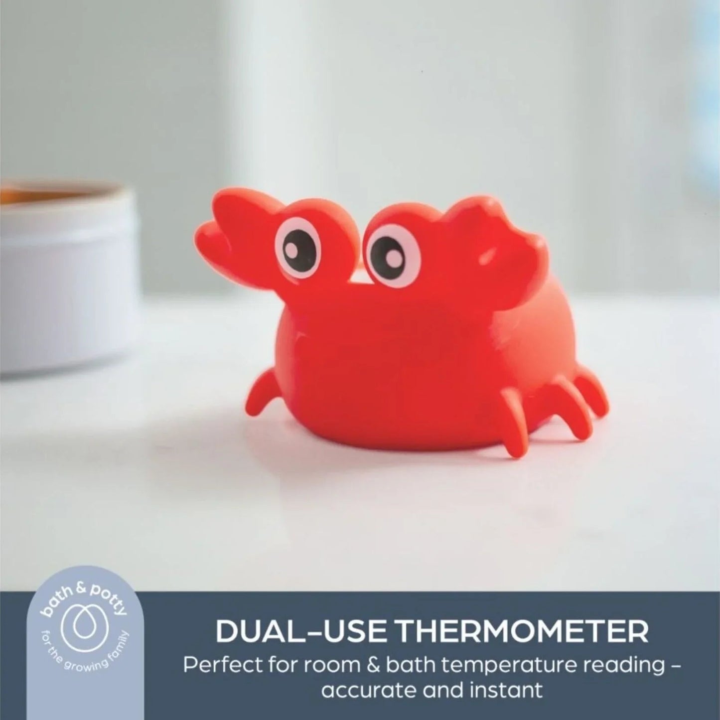 Dreambaby 2 - in - 1 Room & Bath Crab Thermometer - mezetto ebebek ebebek
