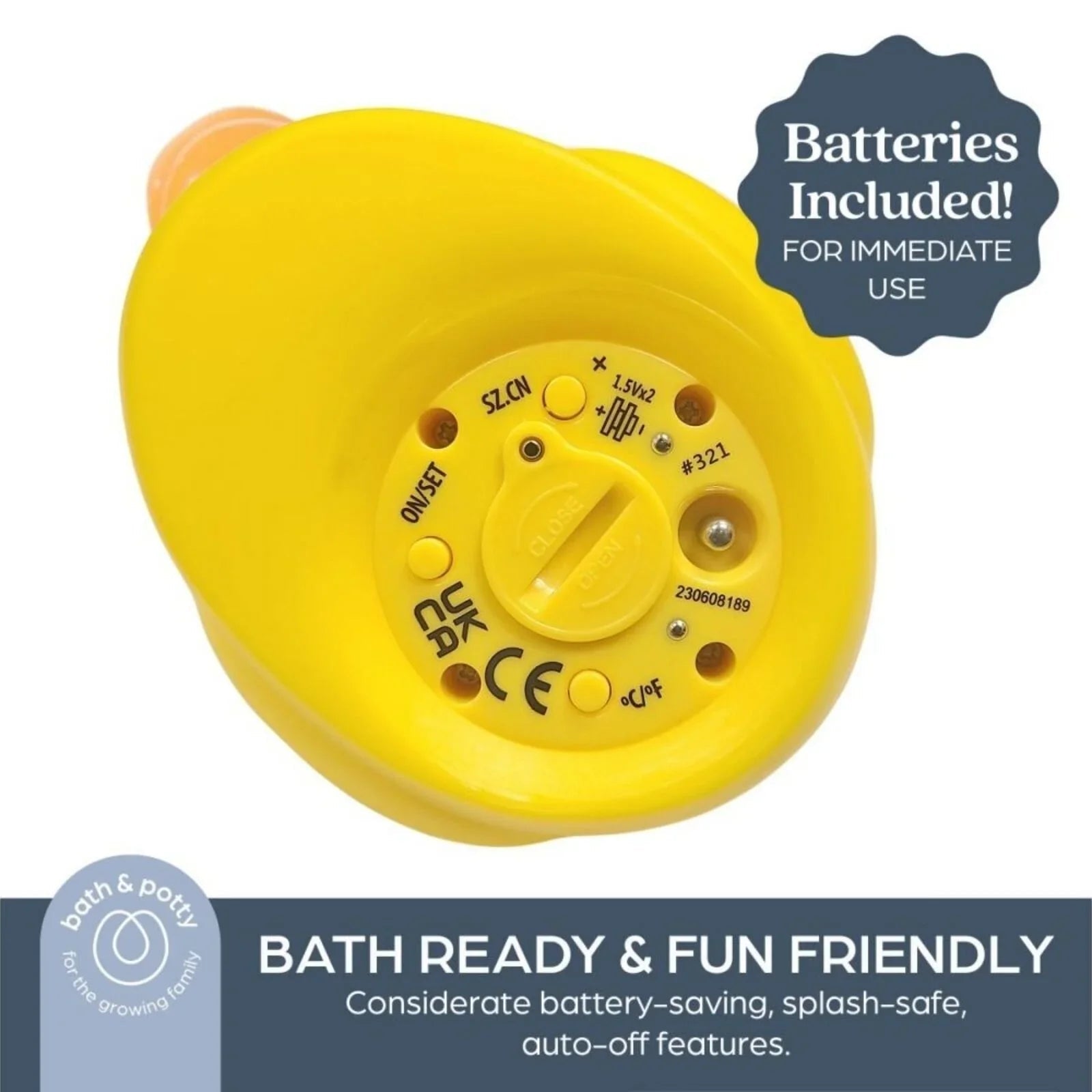 Dreambaby Bath & Room Thermometer - Duck - mezetto ebebek ebebek