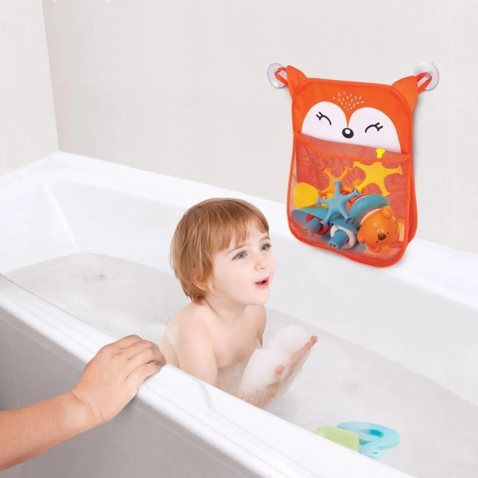 Dreambaby Bath Toy Bag - Fox - mezetto ebebek ebebek