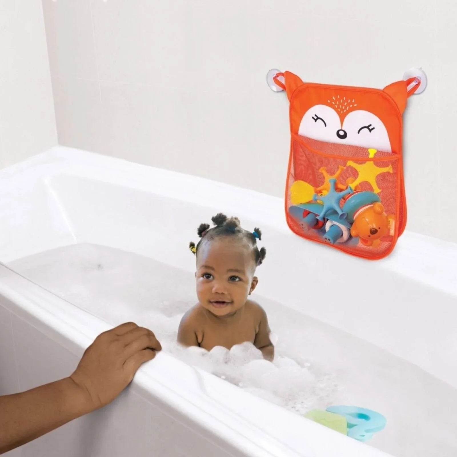 Dreambaby Bath Toy Bag - Fox - mezetto ebebek ebebek