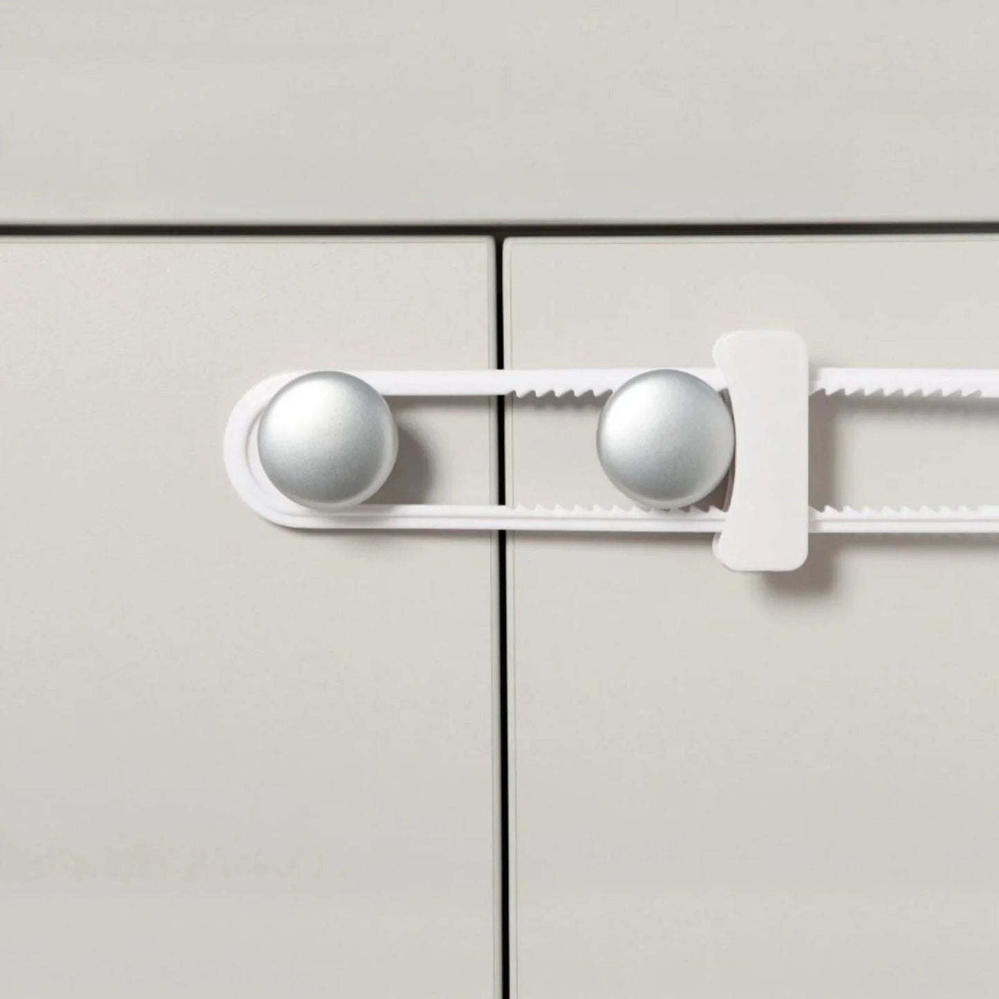 Dreambaby Sliding Cabinet Lock - White - mezetto ebebek ebebek