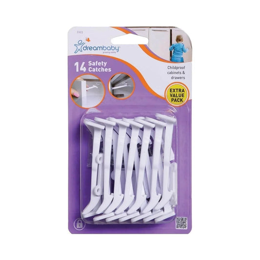 Dreambaby Wide - Grip Secure Catches Pack of 14 - mezetto ebebek ebebek