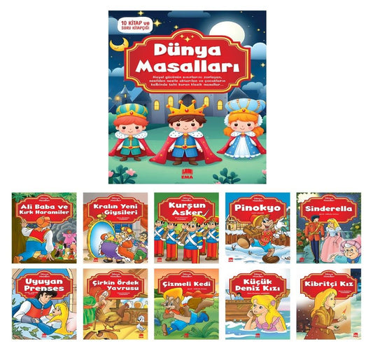 Dünya Masalları (10 Kitap) - Ema Kitap Kitap
