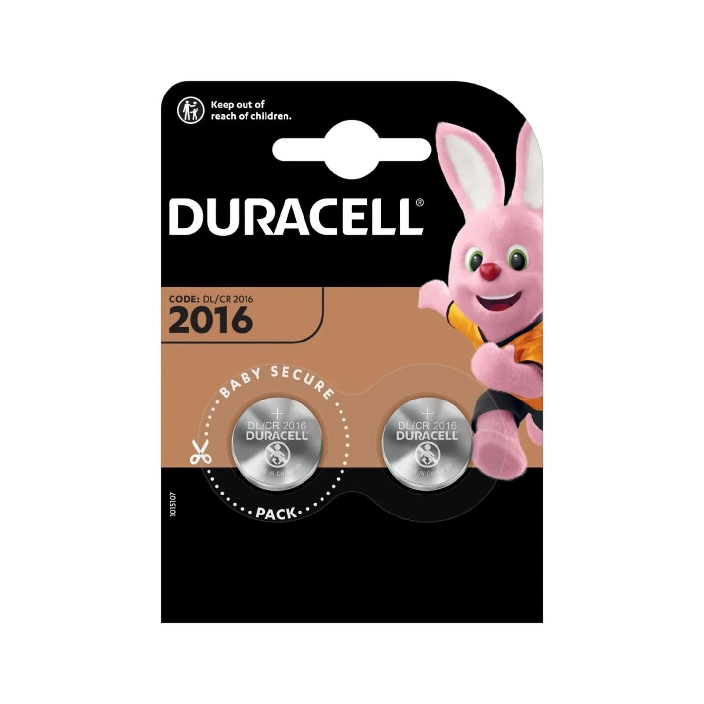 Duracell Electronics 2016 Lithium Coin Battery 2 pcs - mezetto ebebek ebebek