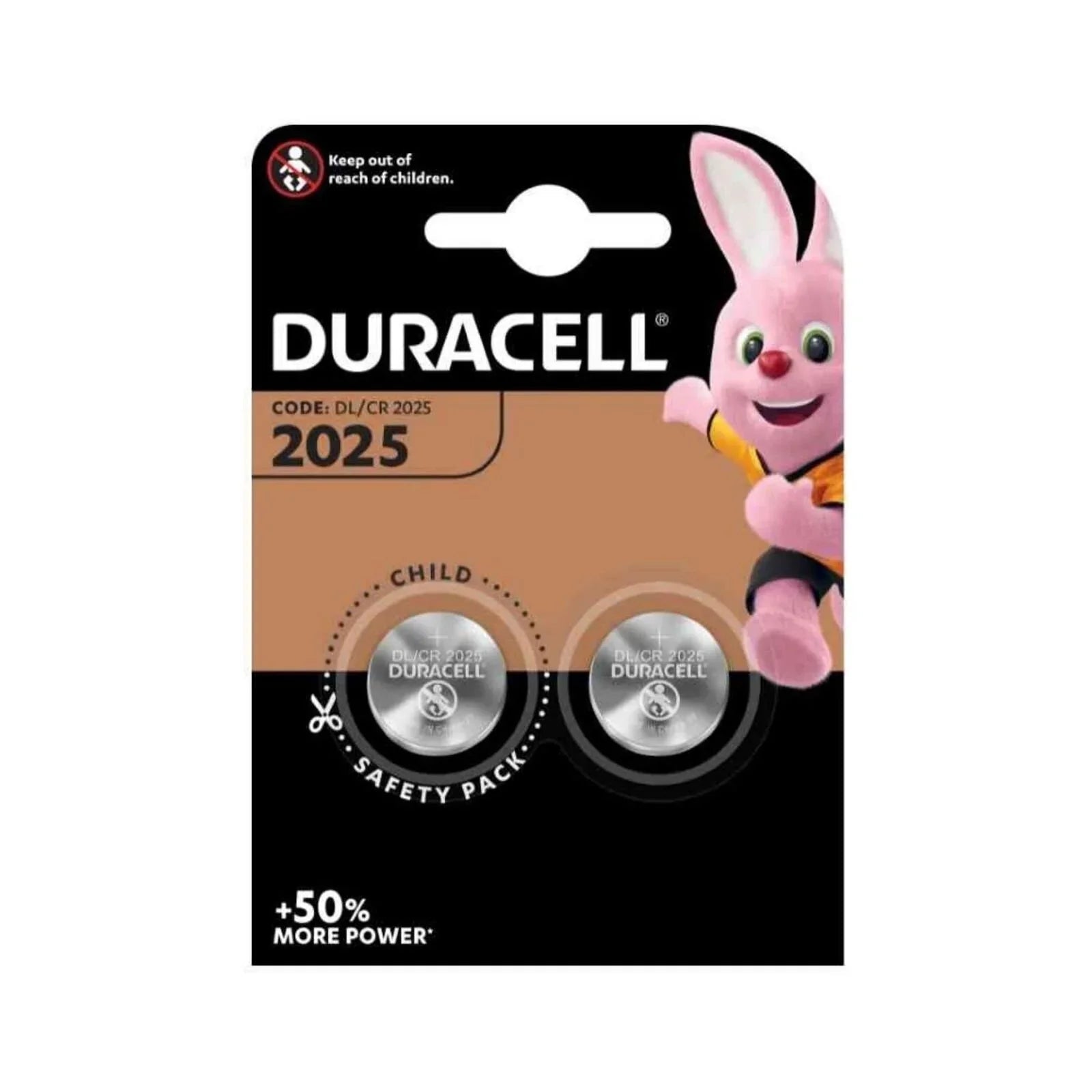 Duracell Electronics 2025 Lithium Coin Battery 2 pcs - mezetto ebebek ebebek