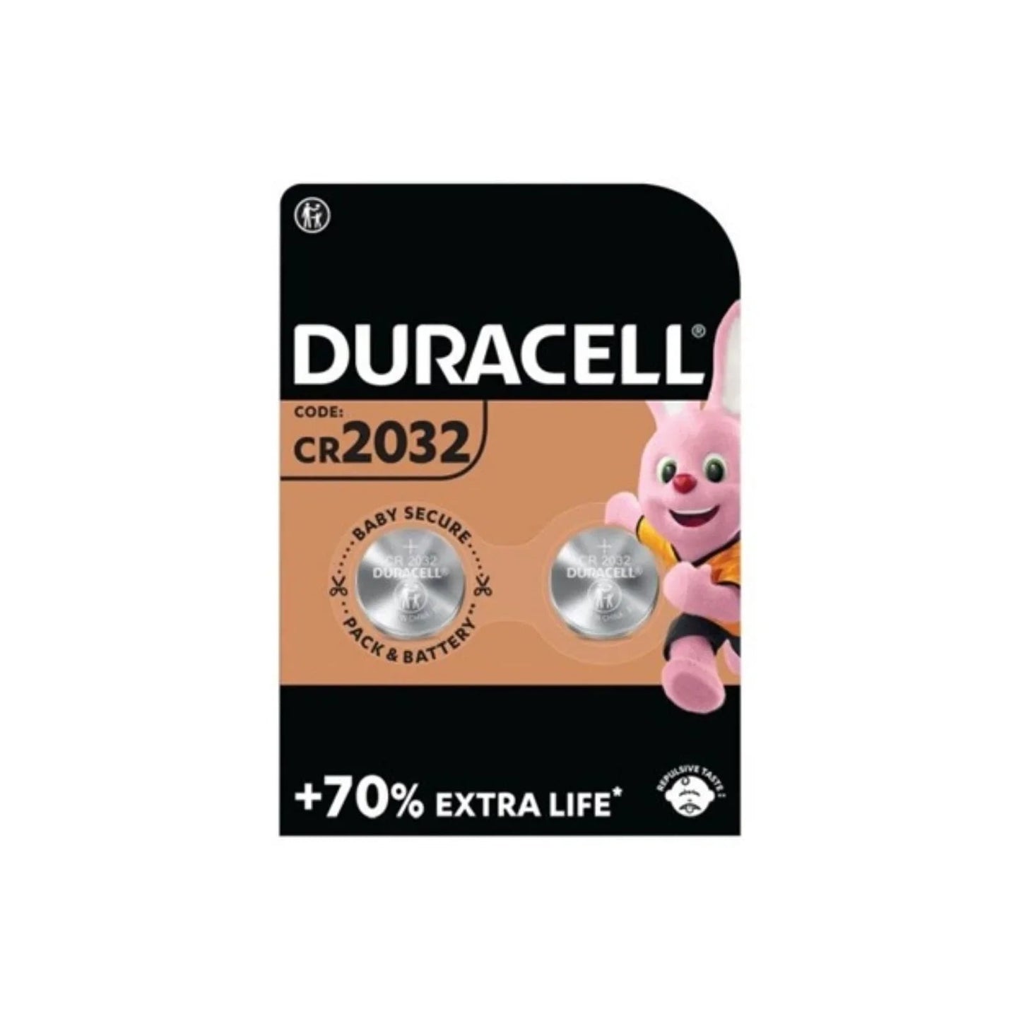 Duracell Electronics CR2032 Lithium Coin Battery 2 pcs - mezetto ebebek ebebek