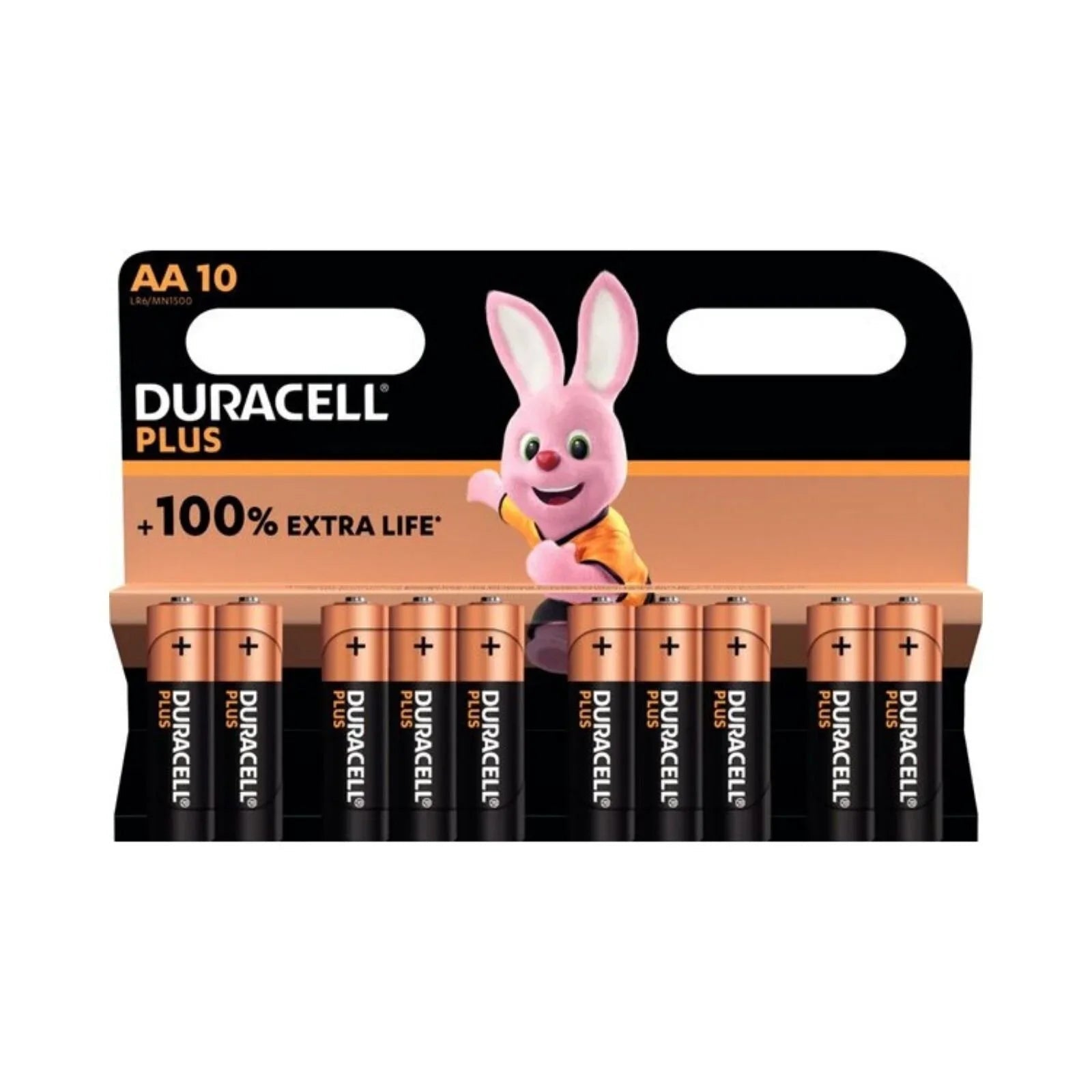 Duracell Plus AA Alkaline Batteries 10 pcs - mezetto ebebek ebebek
