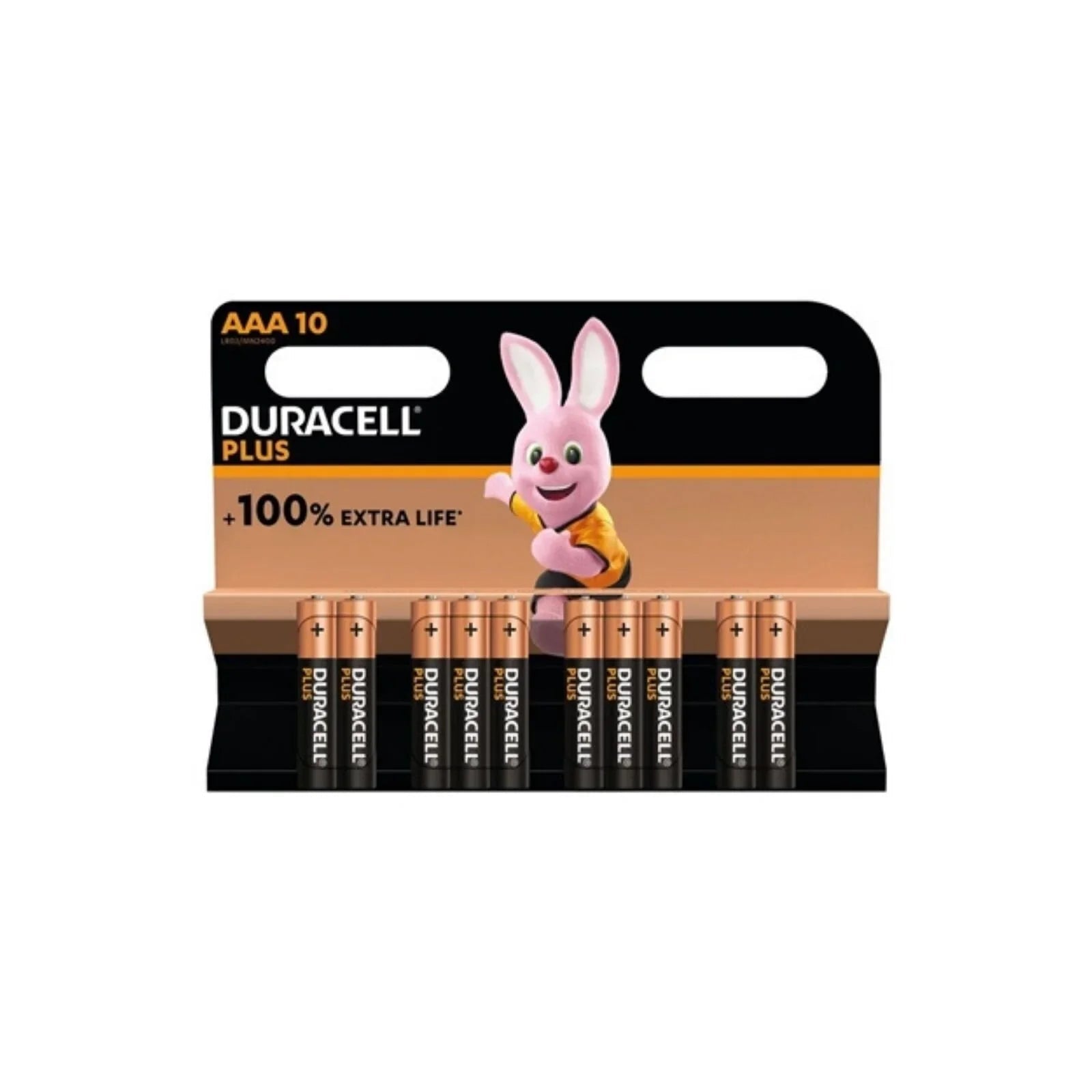 Duracell Plus AAA Alkaline Batteries 10 pcs - mezetto ebebek ebebek