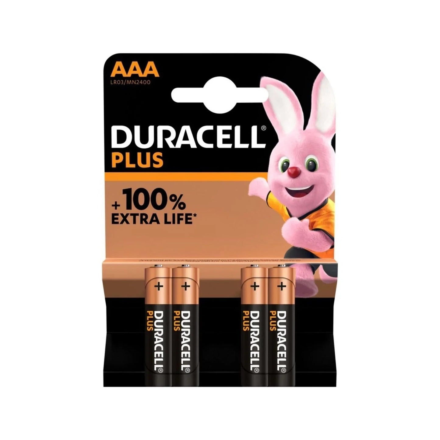 Duracell Plus AAA Alkaline Batteries 4 pcs - mezetto ebebek ebebek