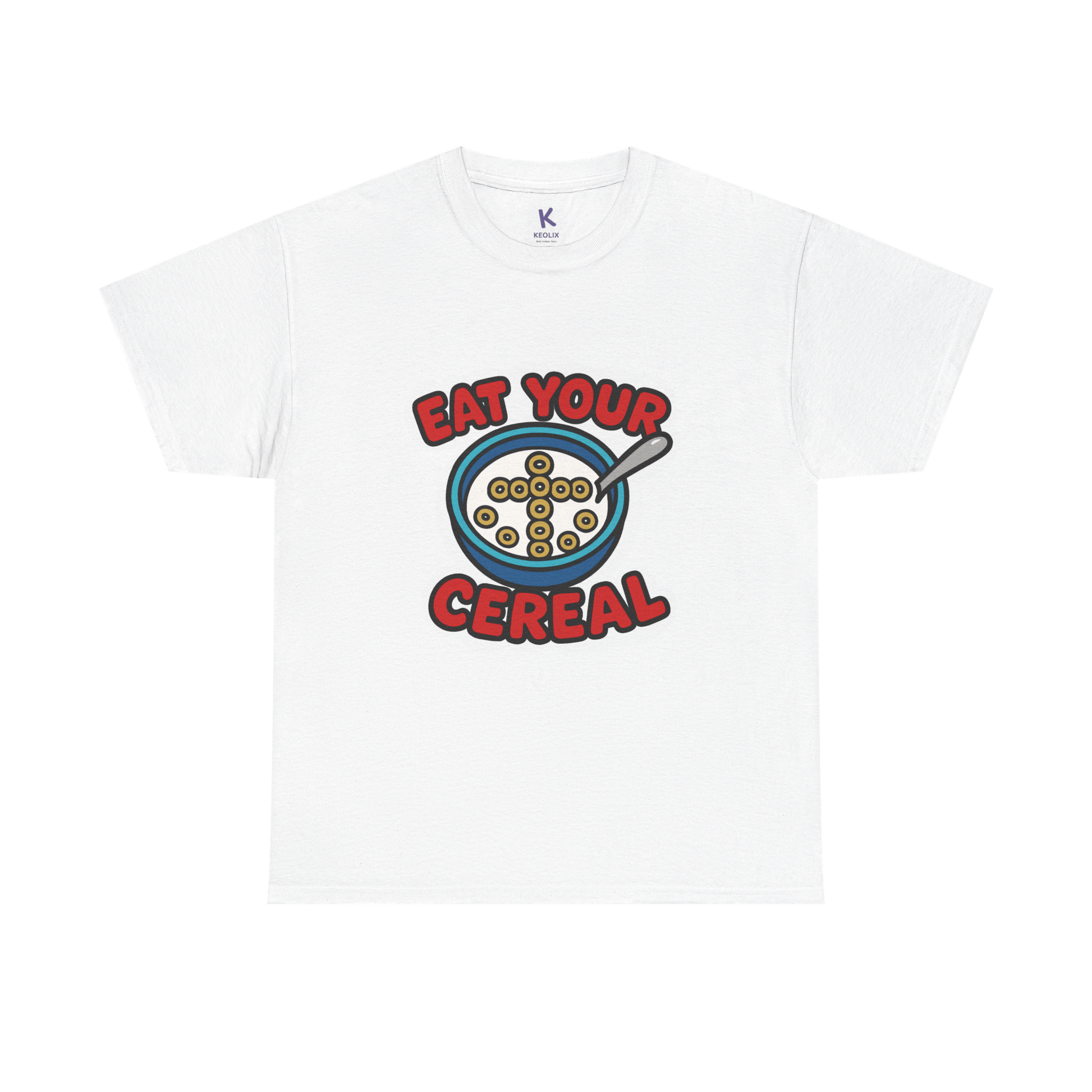Eat Your Cereal T-Shirt - mezetto KEOLIX KEOLIX