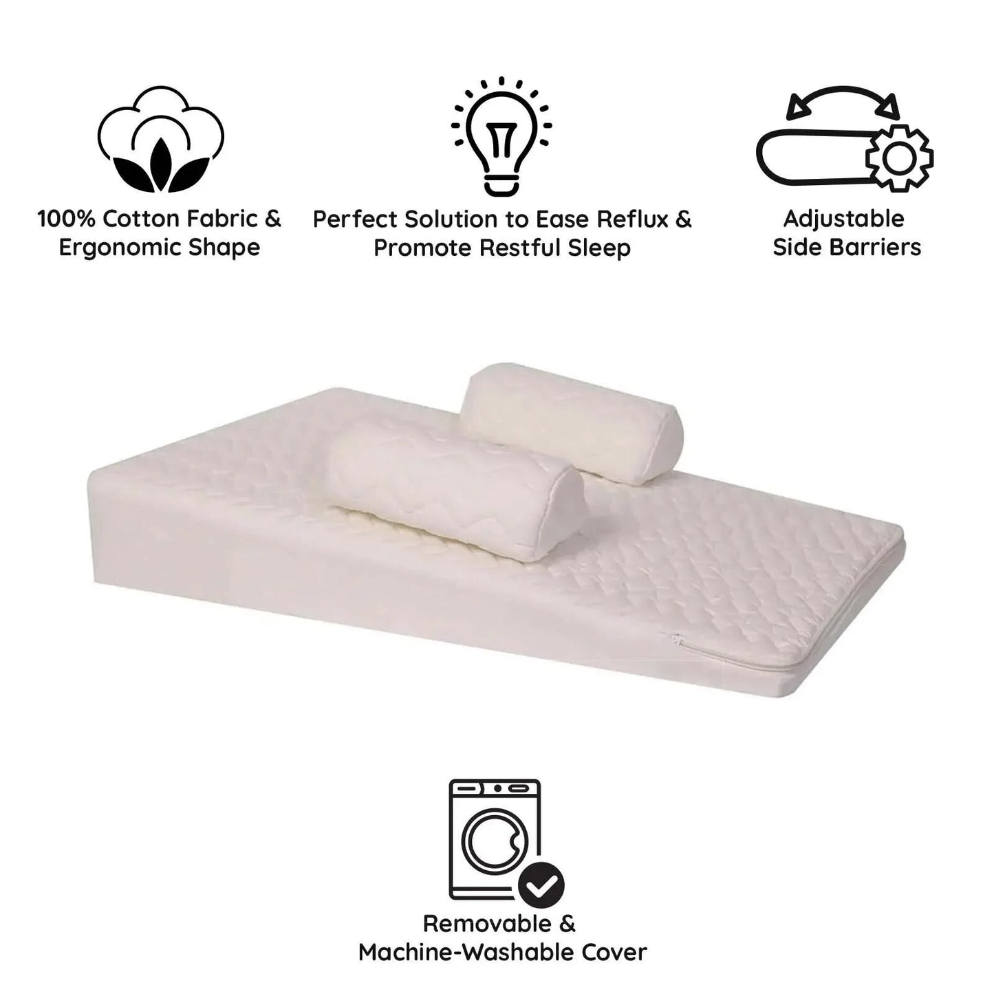 ebebek baby plus Baby Eco Reflux Wedge Pillow - mezetto ebebek ebebek