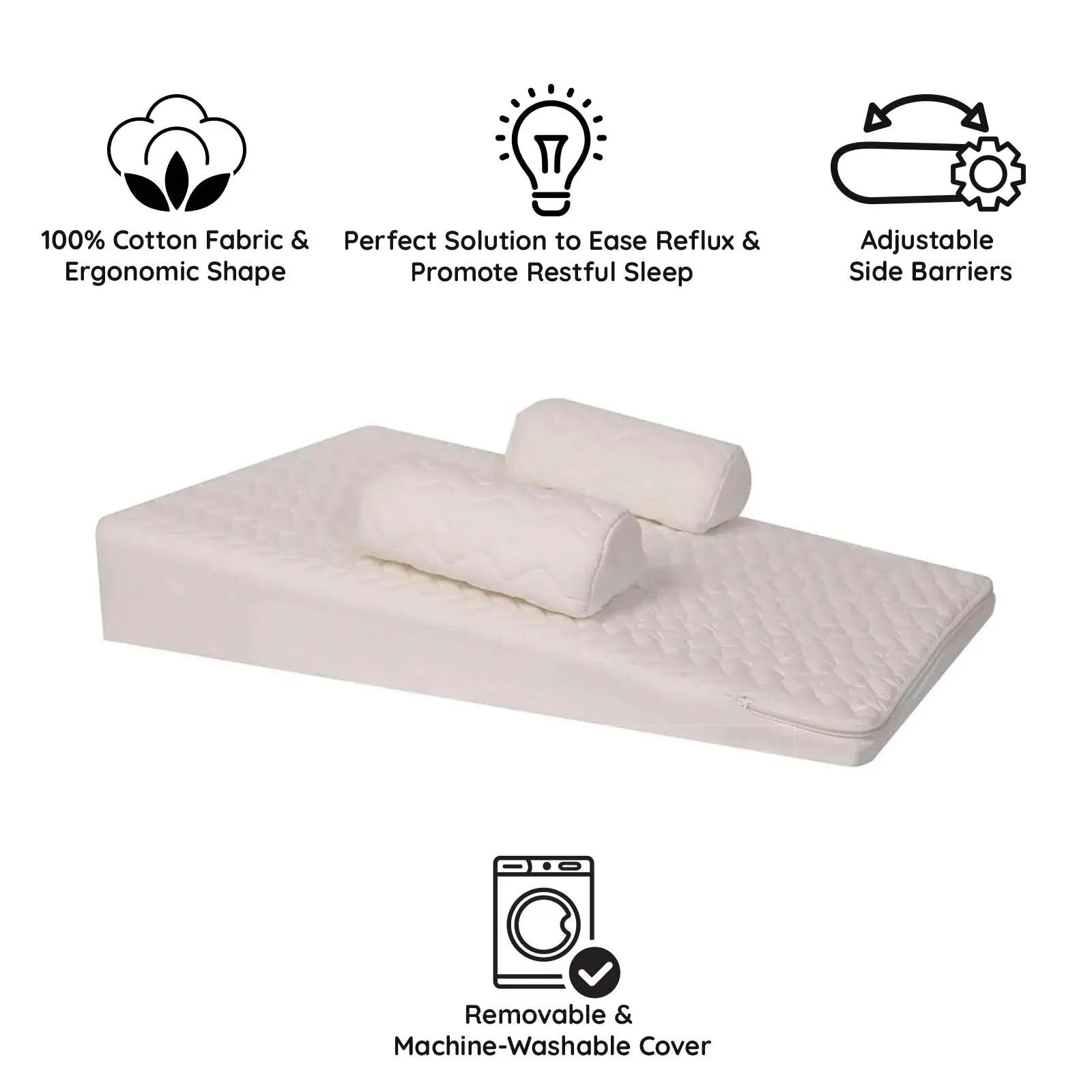 ebebek baby plus Baby Eco Reflux Wedge Pillow - mezetto ebebek ebebek