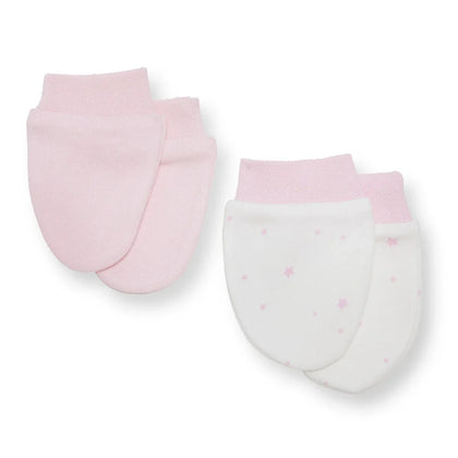 HelloBaby Newborn Mittens - Light Pink