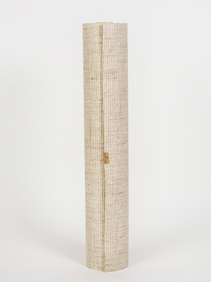 ecoYoga Extra Long Jute Yoga Mat - 4mm - mezetto Shopify Collective Yoga Studio Store