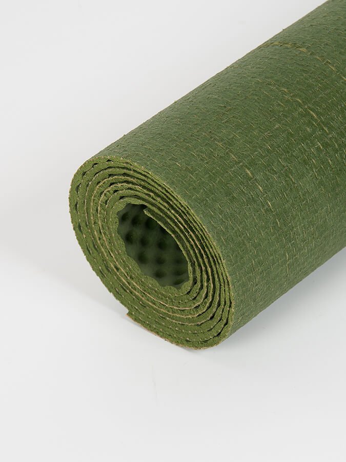 ecoYoga Extra Long Jute Yoga Mat - 4mm - mezetto Shopify Collective Yoga Studio Store