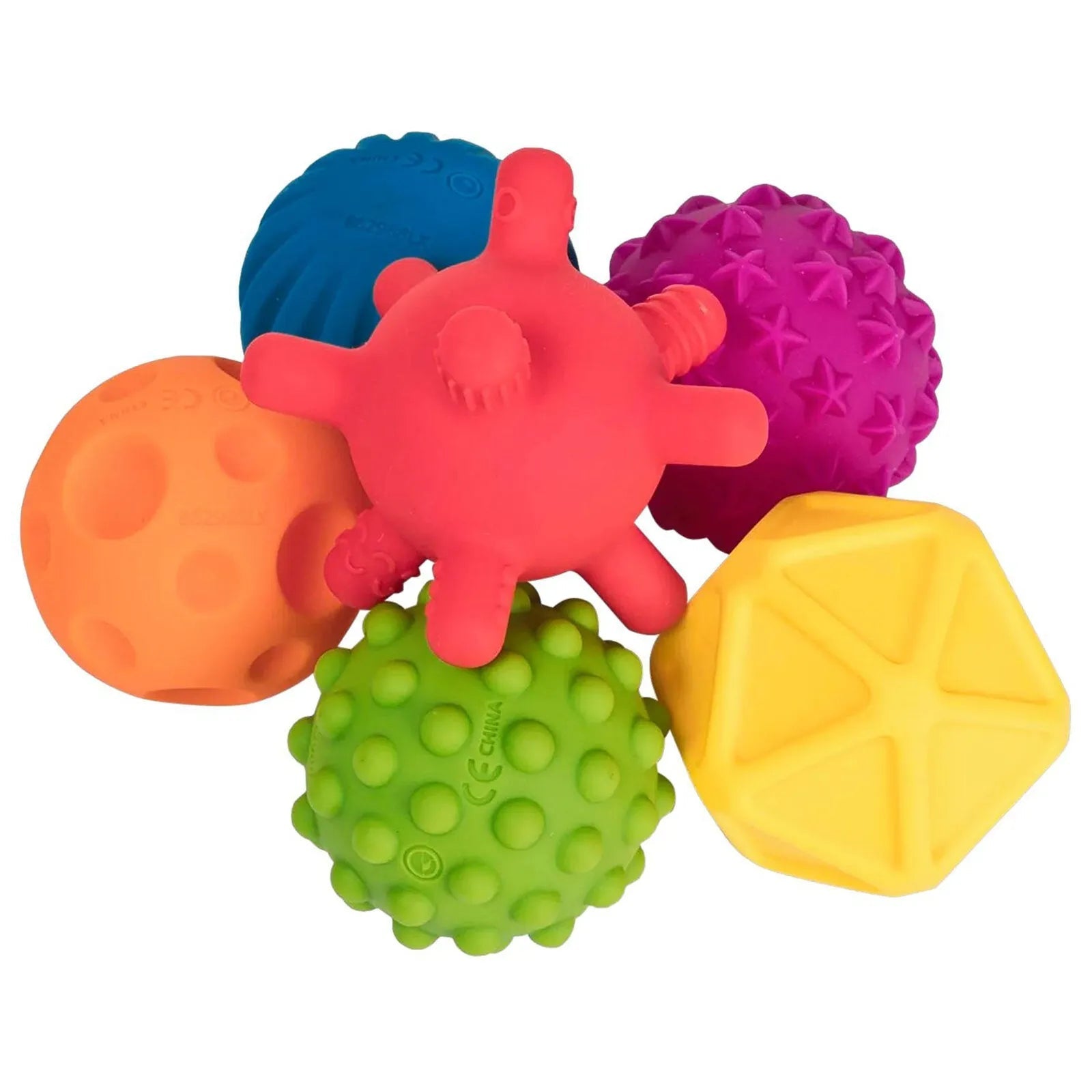 Edushape Baby Sensory Balls Pack of 6 - mezetto ebebek ebebek