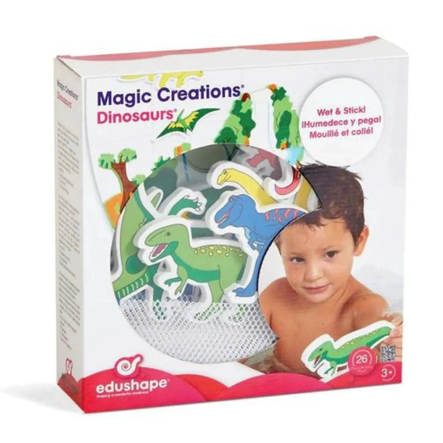 Edushape Bathtime Magic Creations - Dinosaurs - mezetto ebebek ebebek