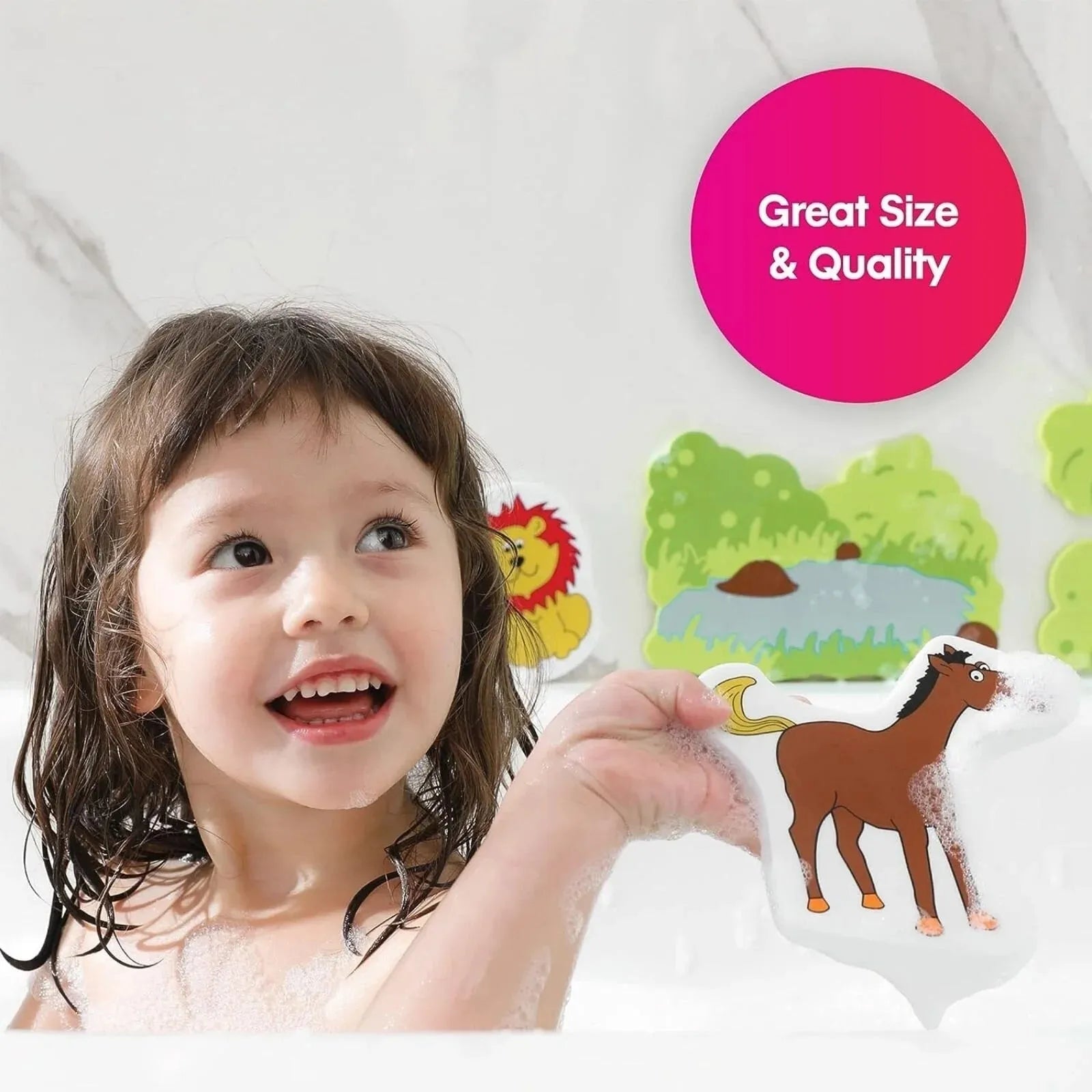 Edushape Bathtime Magic Creations - Jungle Fun - mezetto ebebek ebebek