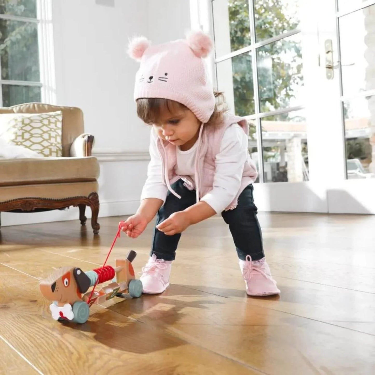 Edushape Counting Pull Along Puppy - mezetto ebebek ebebek