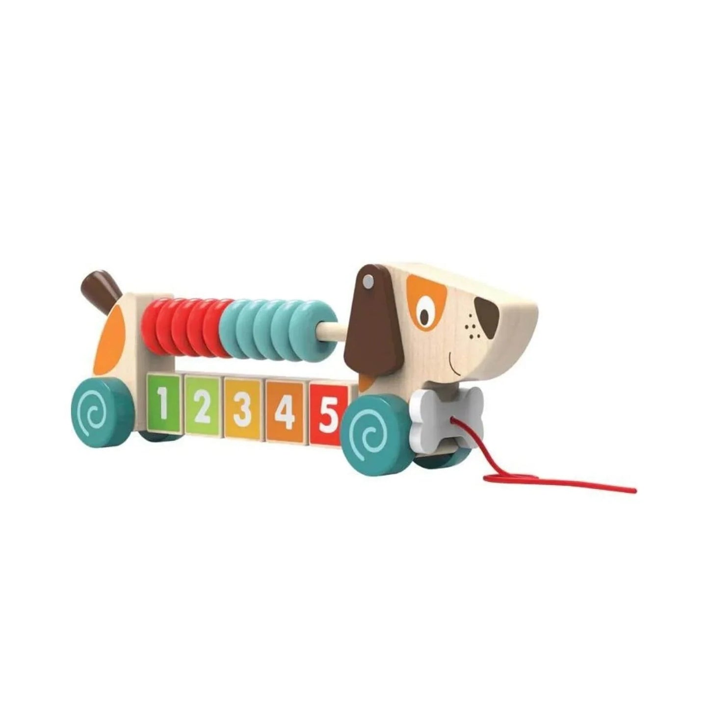 Edushape Counting Pull Along Puppy - mezetto ebebek ebebek
