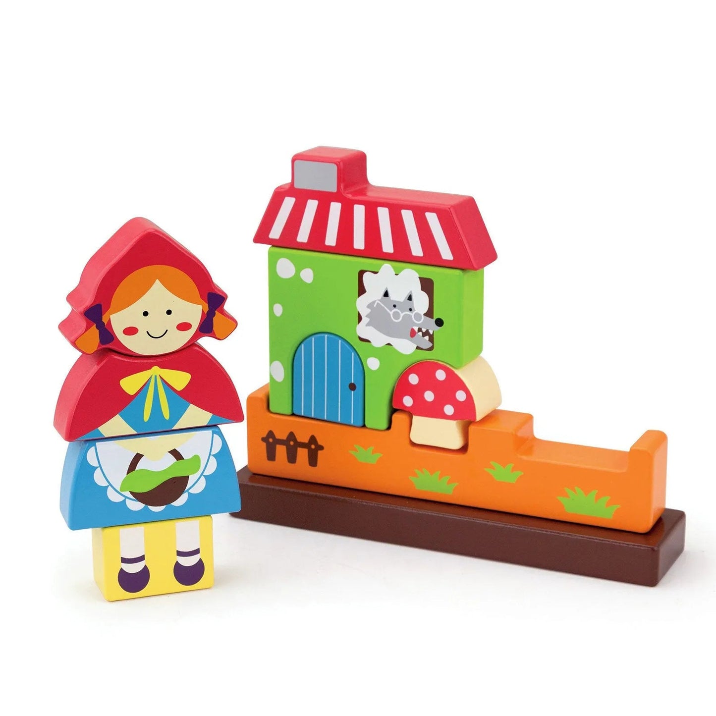 Edushape Red Riding Hood Magnetic Blocks - mezetto ebebek ebebek