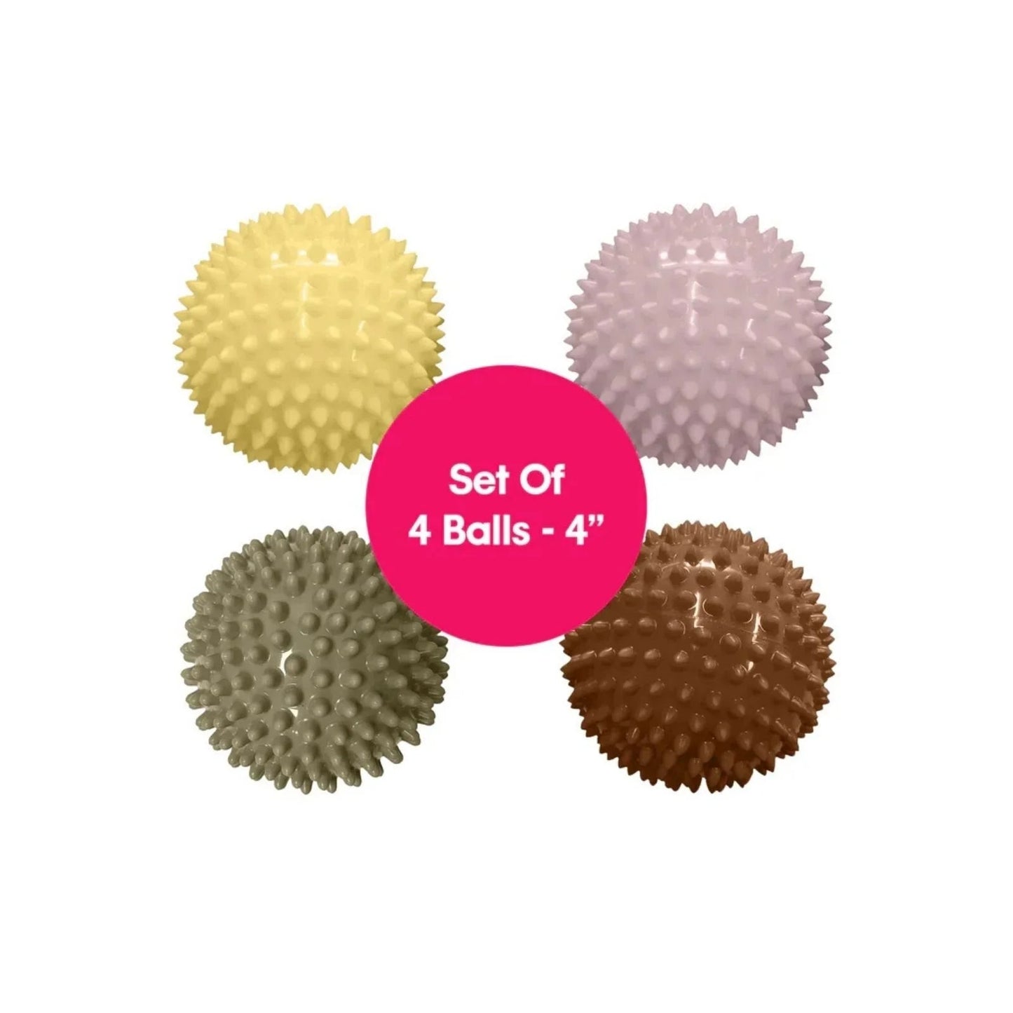 Edushape Sensory Ball Boho Chic 10cm 4 pcs - mezetto ebebek ebebek
