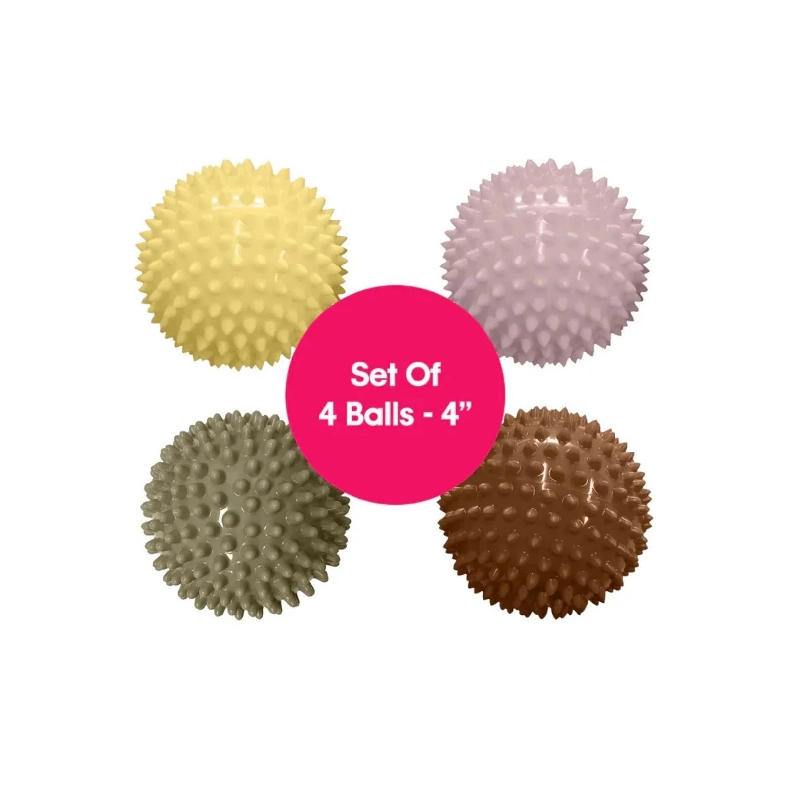 Edushape Sensory Ball Boho Chic 10cm 4 pcs - mezetto ebebek ebebek