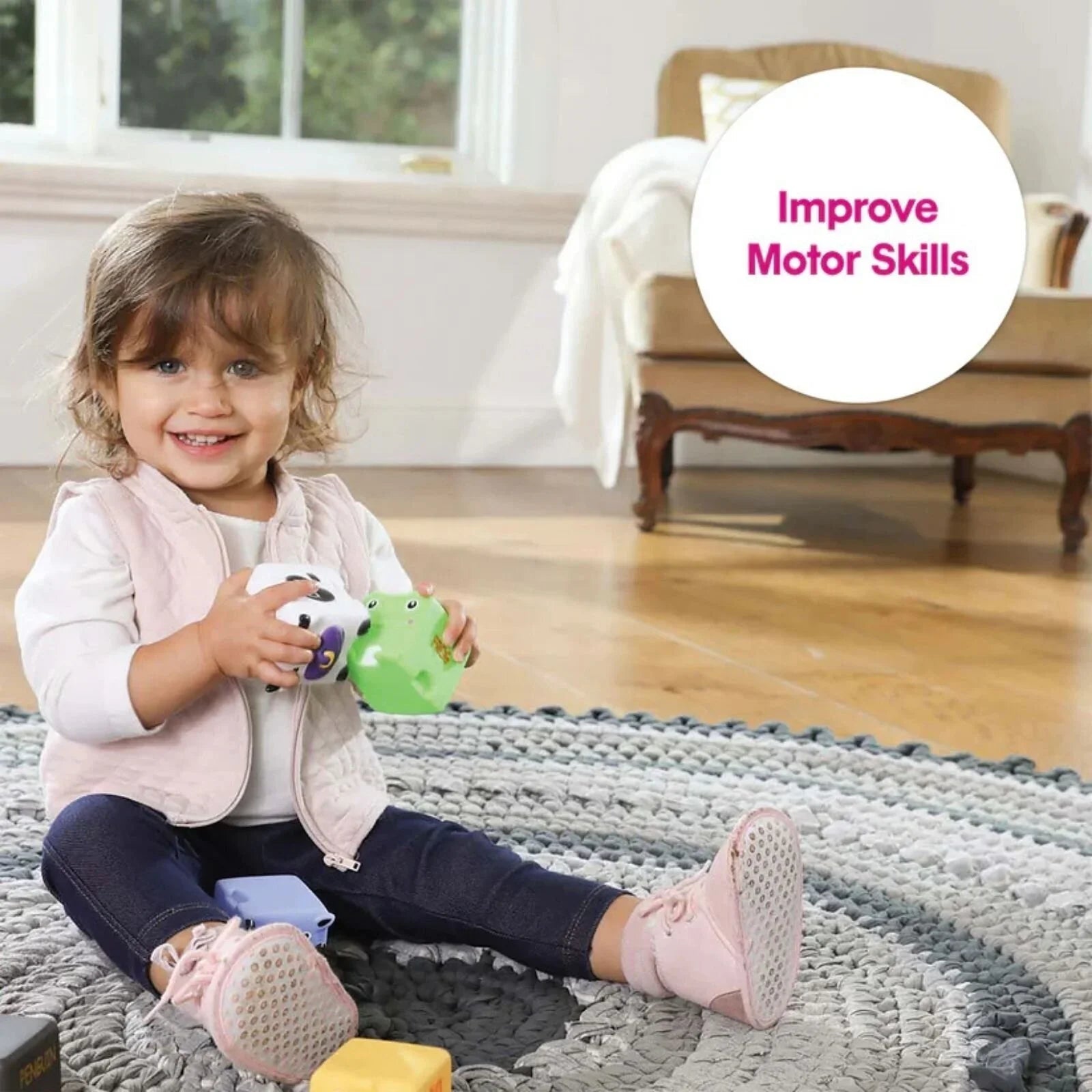 Edushape Soft & Squeezy Critter Blocks - mezetto ebebek ebebek