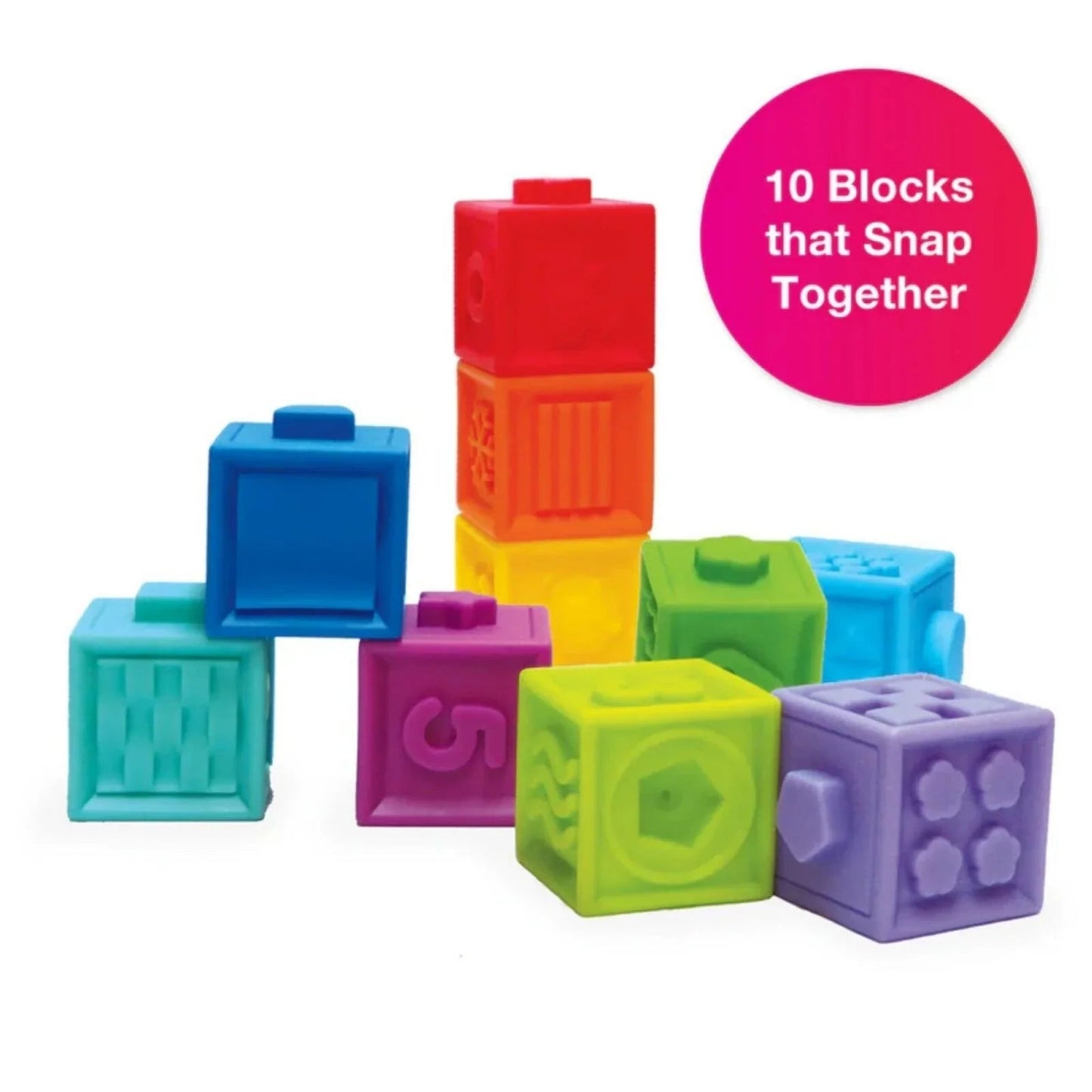 Edushape Textured Pop Blocks - mezetto ebebek ebebek