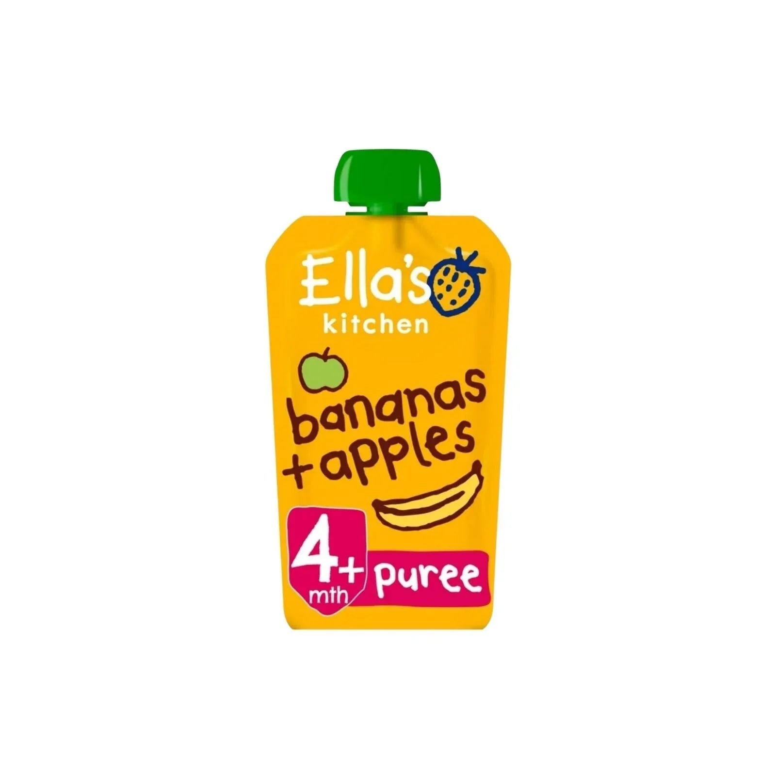 Ella's Kitchen Bananas & Apples 4+ months 120g - mezetto ebebek ebebek