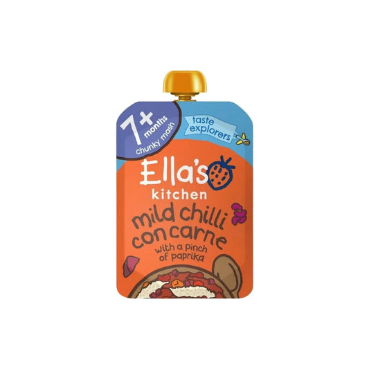Ella's Kitchen Organic Chilli Con Carne Baby Food Pouch 7+ months 130g - mezetto ebebek ebebek