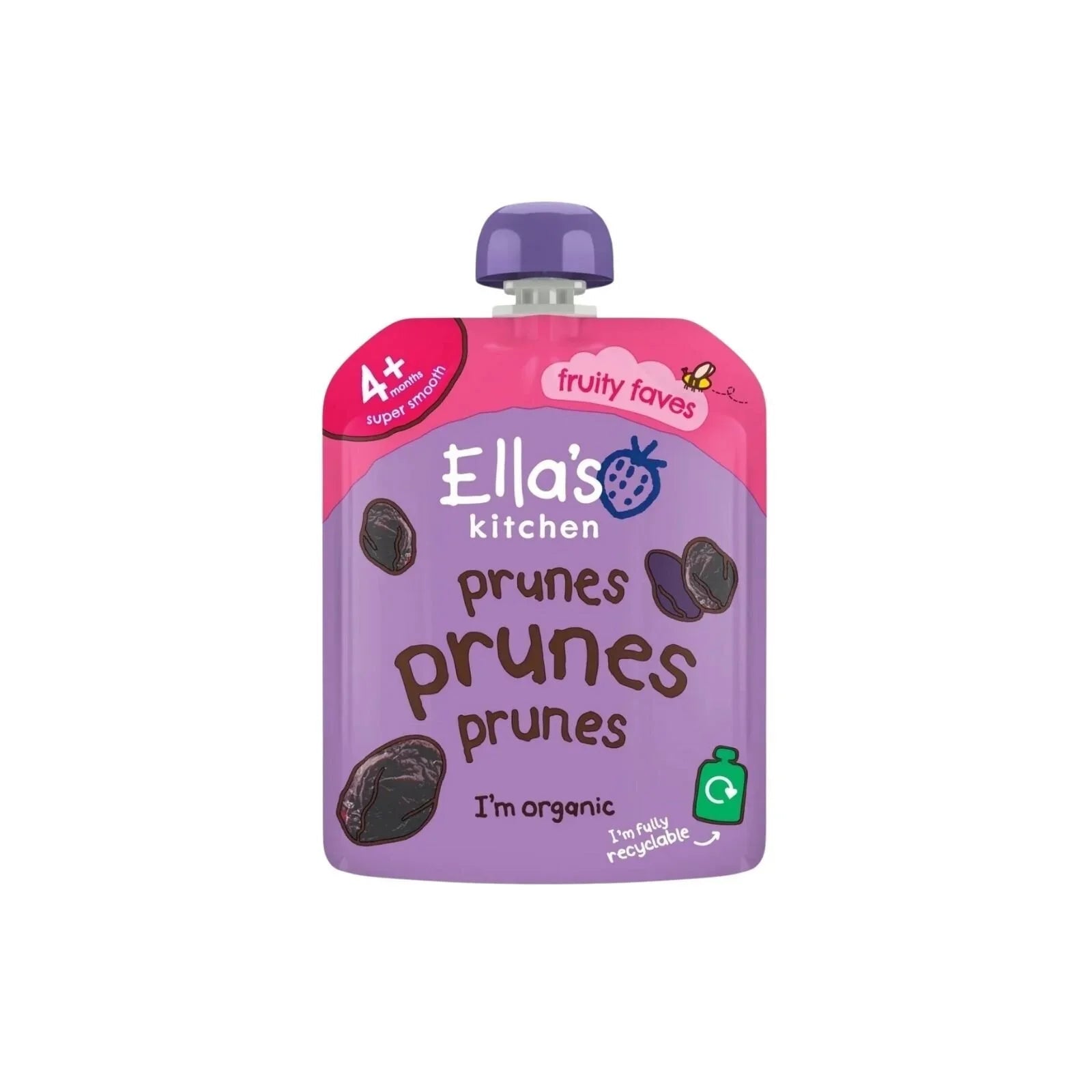 Ella's Kitchen Organic Prunes First Tastes Baby Food Pouch 4+ months 70g - mezetto ebebek ebebek