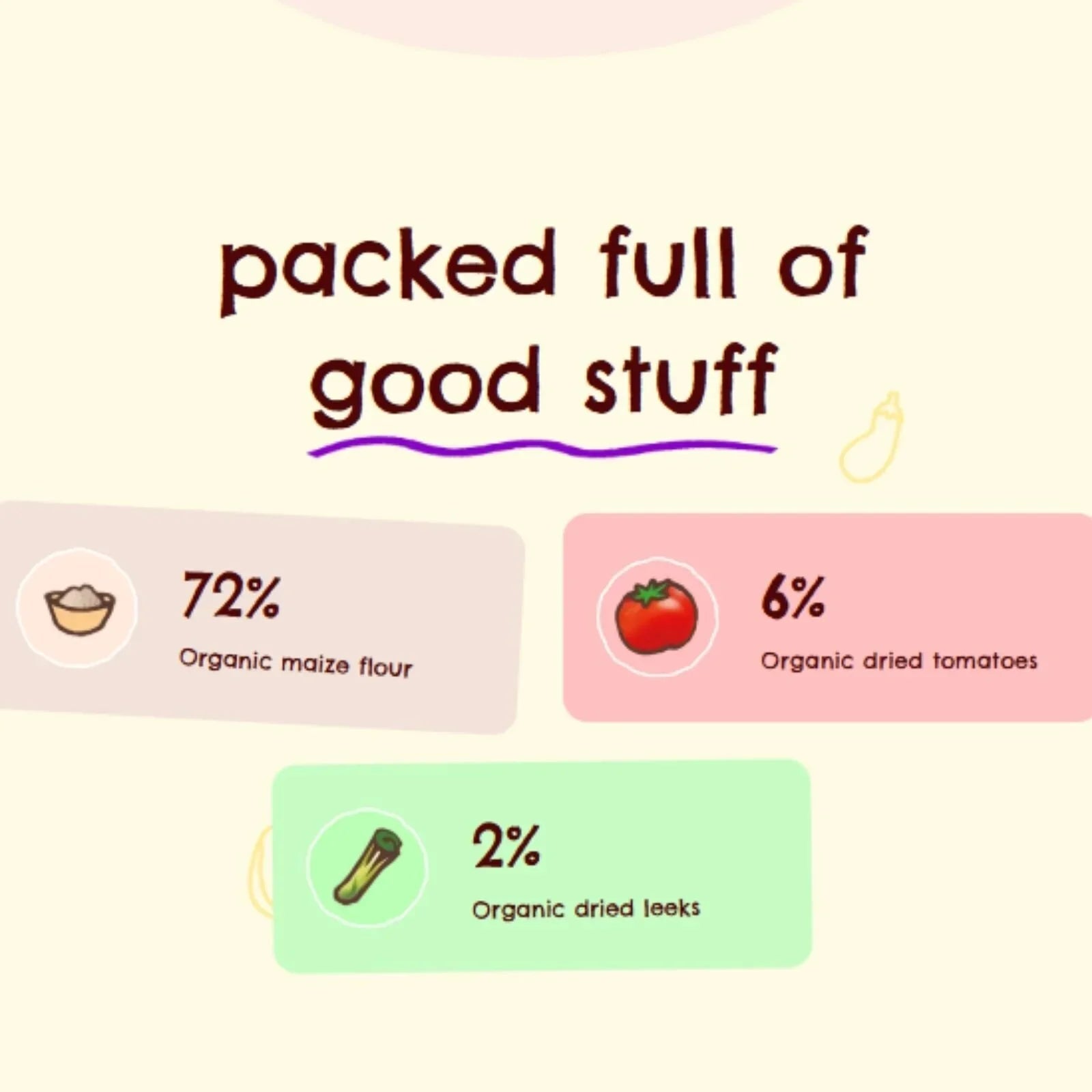 Ella's Kitchen Organic Tomato & Leek Melty Puffs Baby Snack 6+ months 20g - mezetto ebebek ebebek