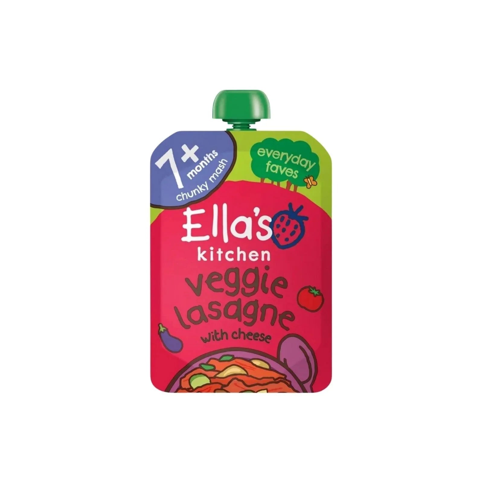 Ella's Kitchen Organic Veggie Lasagne Baby Food Pouch 7+ months 130g - mezetto ebebek ebebek