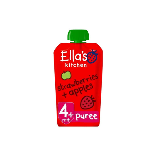 Ella's Kitchen Strawberries & Apples 4+ months 120g - mezetto ebebek ebebek