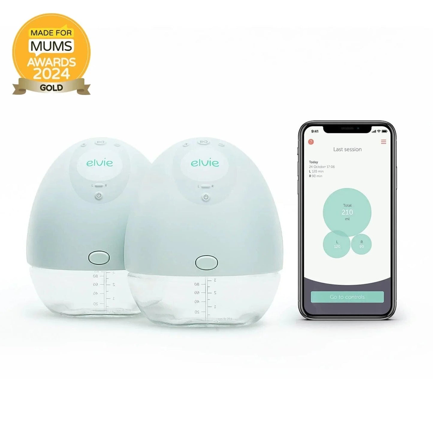 Elvie Pump Double Ultra - Quiet Wearable Electric Breast Pump - mezetto ebebek ebebek