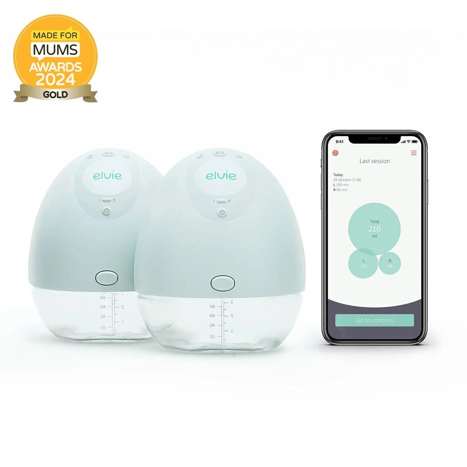 Elvie Pump Double Ultra - Quiet Wearable Electric Breast Pump - mezetto ebebek ebebek