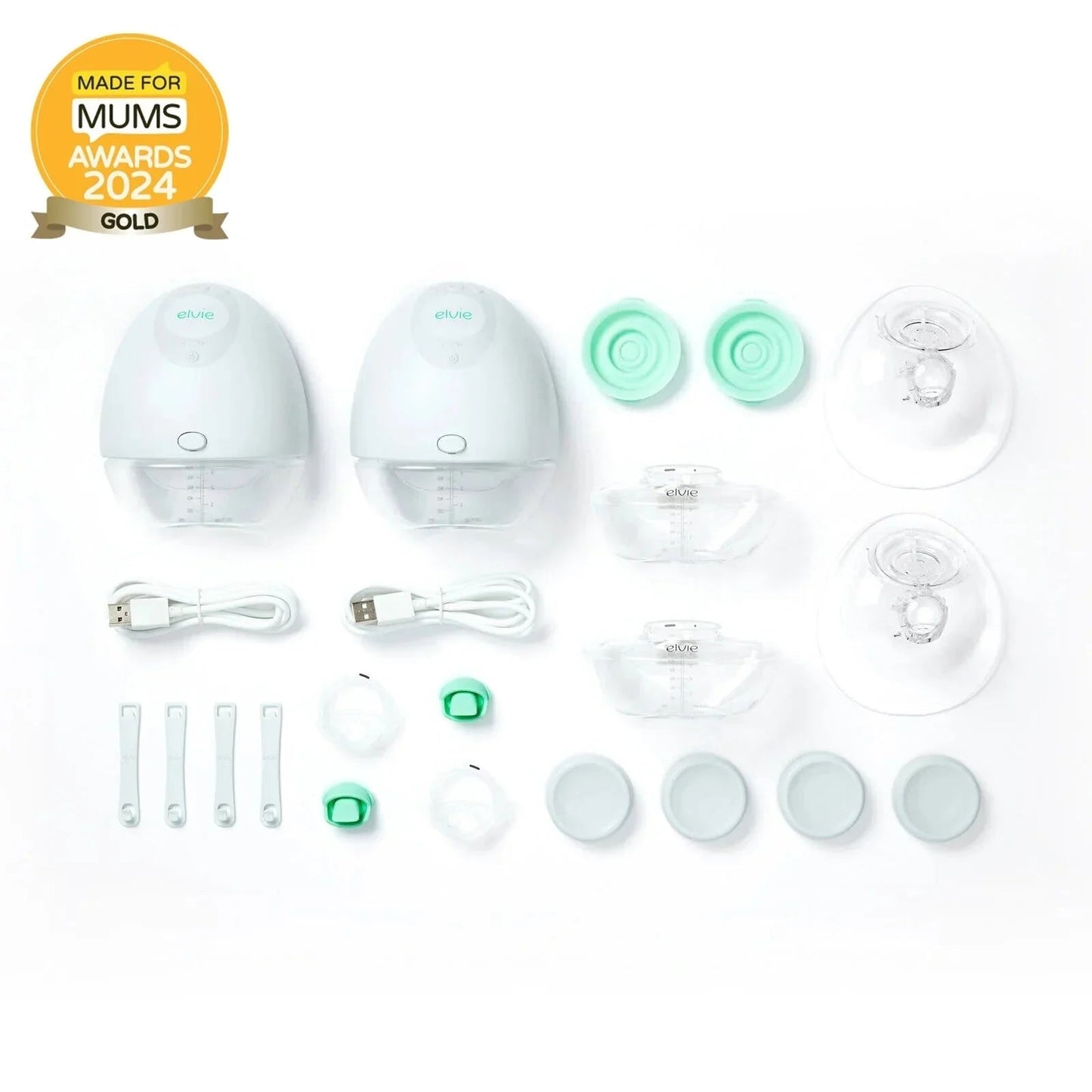 Elvie Pump Double Ultra - Quiet Wearable Electric Breast Pump - mezetto ebebek ebebek